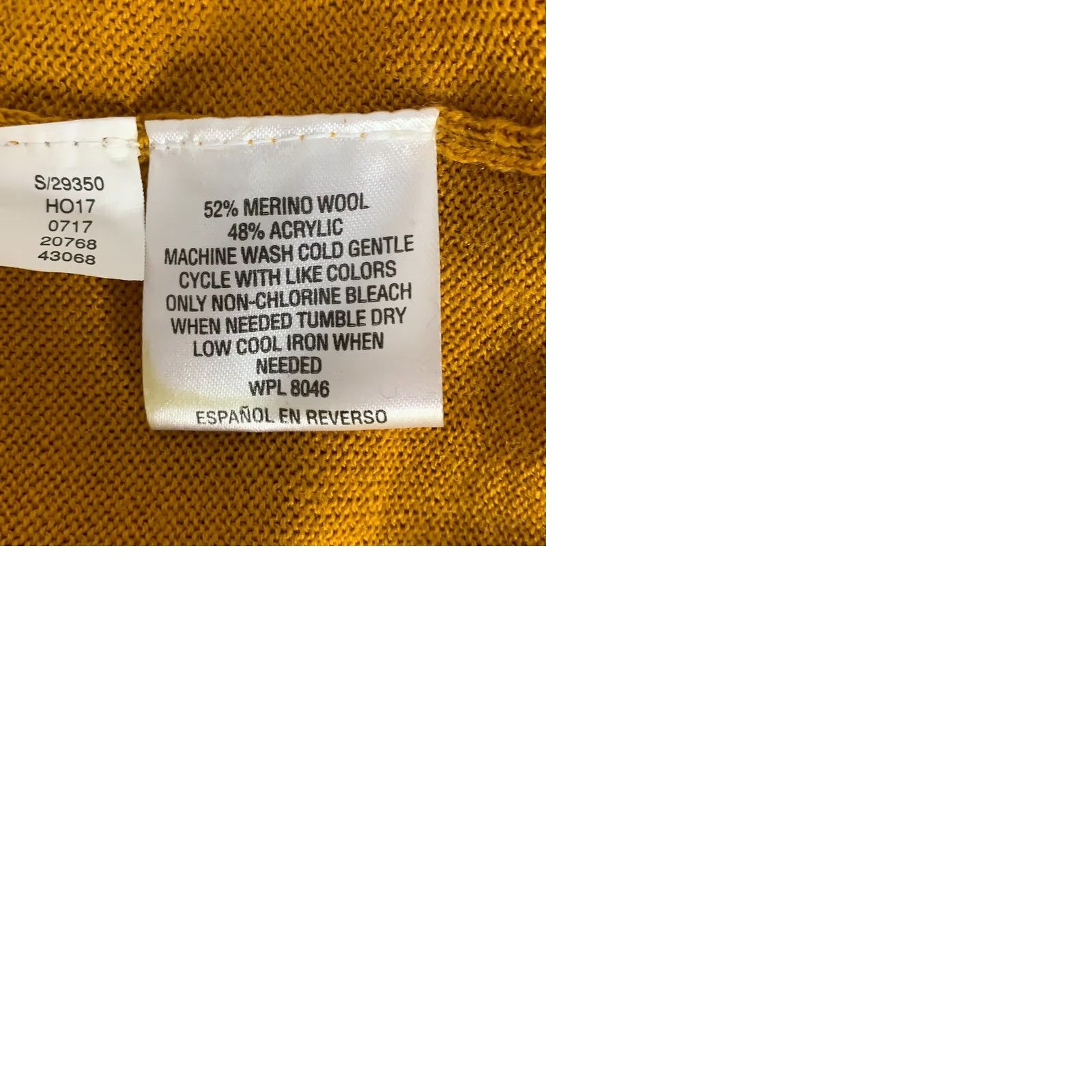 Club Room VINTAGE Club Room Sweater Pullover Mens Size XXL Merino Wool Blend Half Zip Long Sleeve Rust/Mustard Size US XXL / EU 58 / 5 - 9 Thumbnail