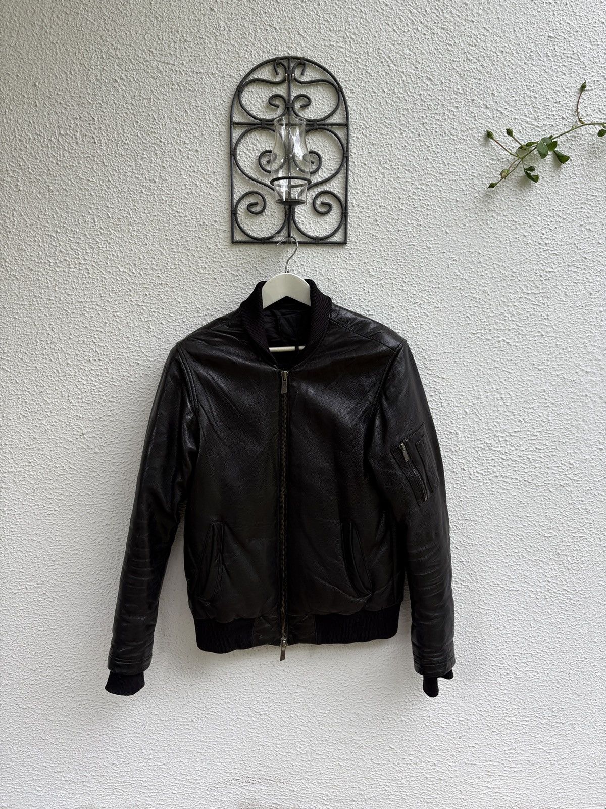D.Gnak By Kang.D D.Gnak Leather Bomber Size US M / EU 48-50 / 2 - 1 Thumbnail