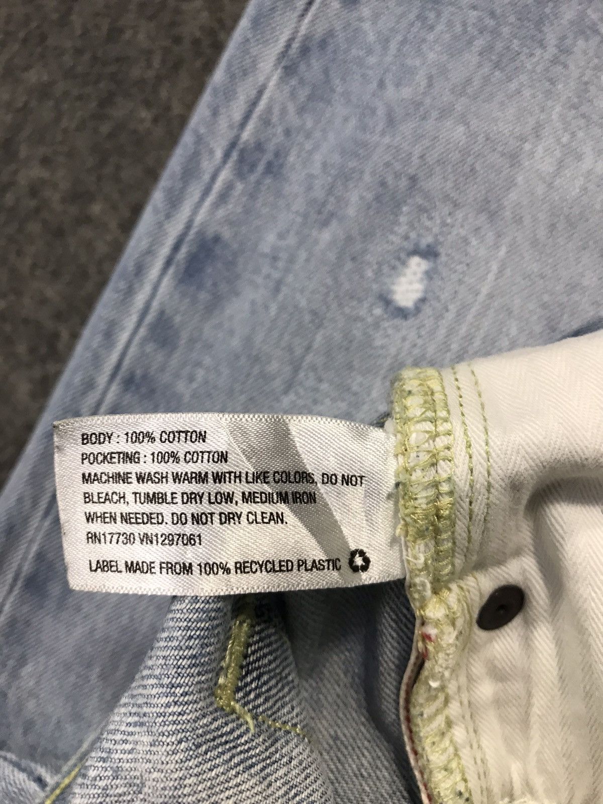 Japanese Brand × Vintage Vintage Goodfellow Selvedge Distressed Denim Jeans Size US 32 / EU 48 - 19 Thumbnail