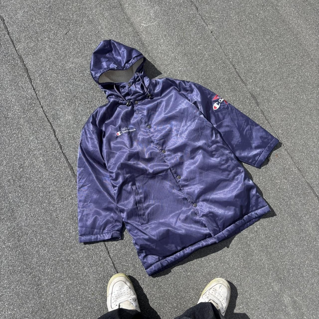 Vintage y2k 90s Champion sherpa lined jacket