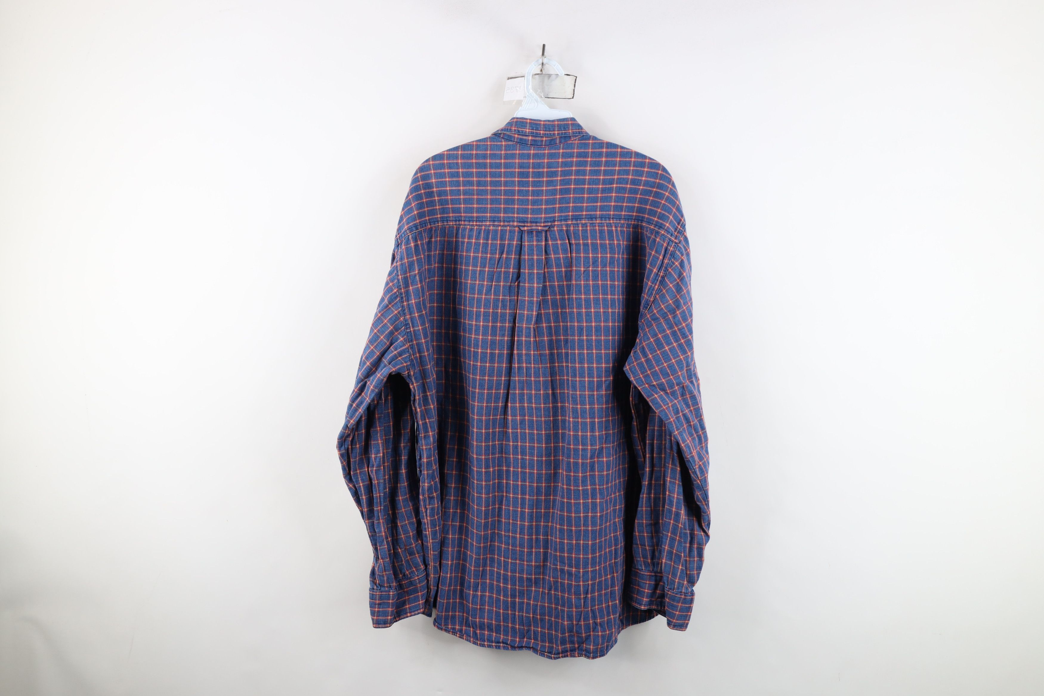 Vintage Vintage 90s Streetwear Fit Denim Collared Button Down Shirt Size US XL / EU 56 / 4 - 10 Thumbnail