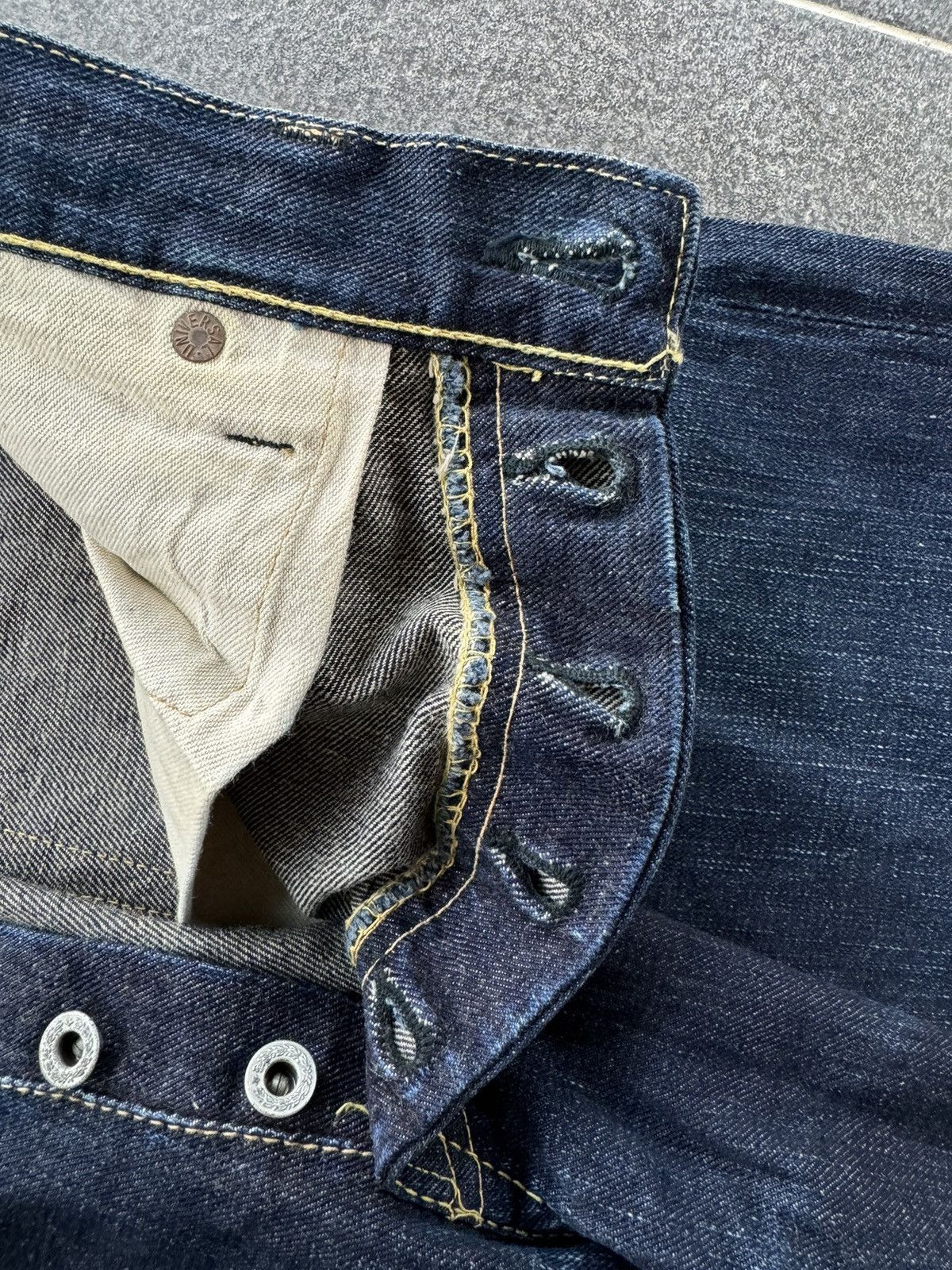 Japanese Brand Vintage Triple Square Selvedge Distressed Denim Size US 33 - 8 Thumbnail