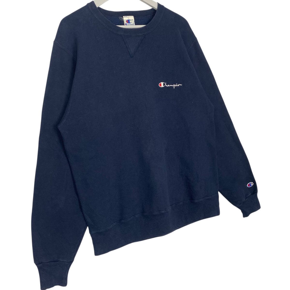 Vintage Vintage 90s Champion Blue Tag Sweatshirt Crewneck Blue Size US M / EU 48-50 / 2 - 2 Thumbnail