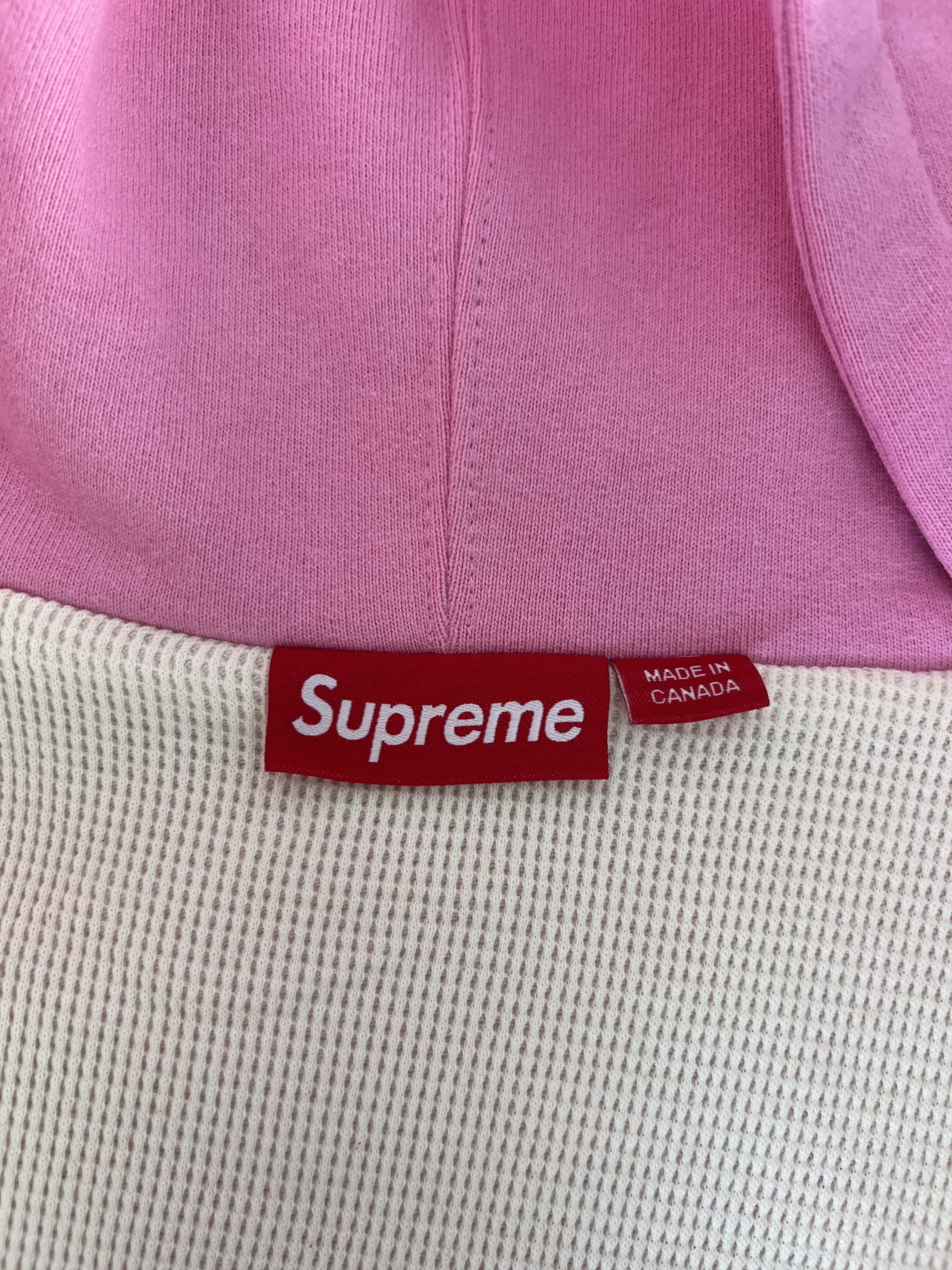 Supreme Suprem Arc Thermal Lined Zip Up Sweatshirt in Pink Size US XL / EU 56 / 4 - 6 Thumbnail