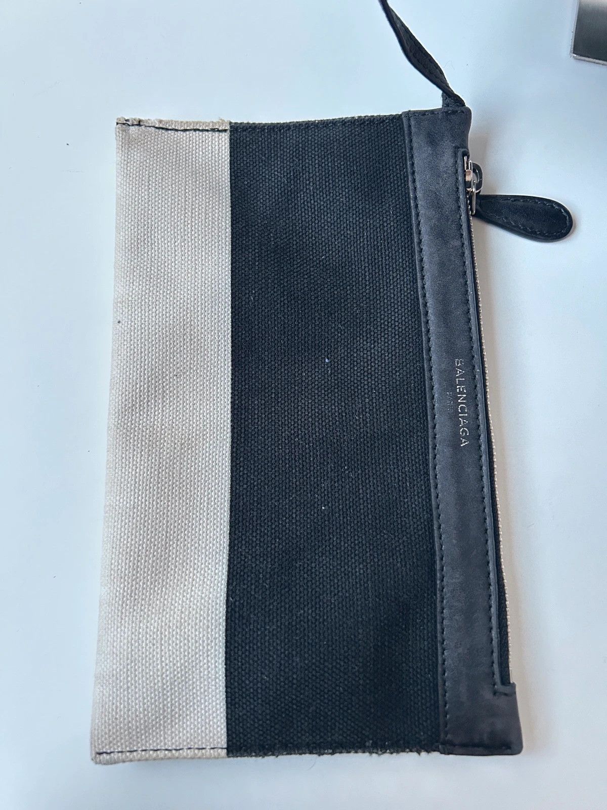 Balenciaga Balenciaga navy cabas logo tote bag small Size ONE SIZE - 16 Thumbnail
