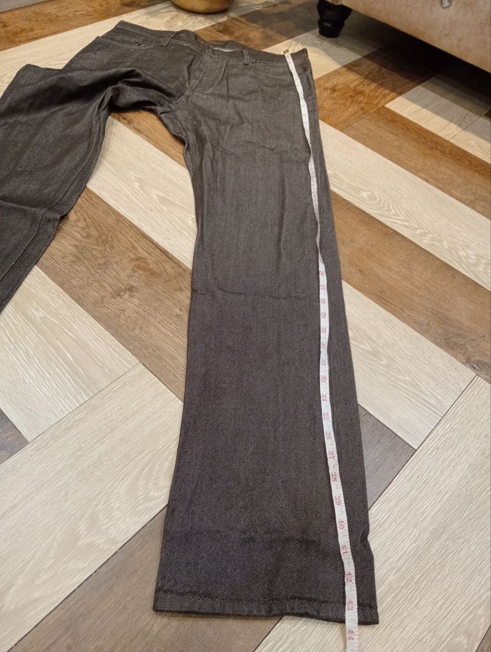 Louis Vuitton LUXURY LOUIS VUITTON COMBINE WOOL COTTON DENIM PANTS Size US 34 / EU 50 - 20 Thumbnail