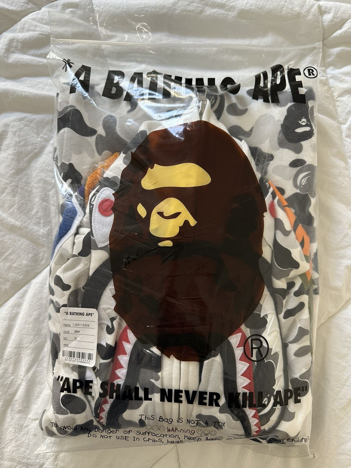 Bape ABC Camo Shark Full Zip Double Hoodie Size US XL / EU 56 / 4 - 2 Thumbnail