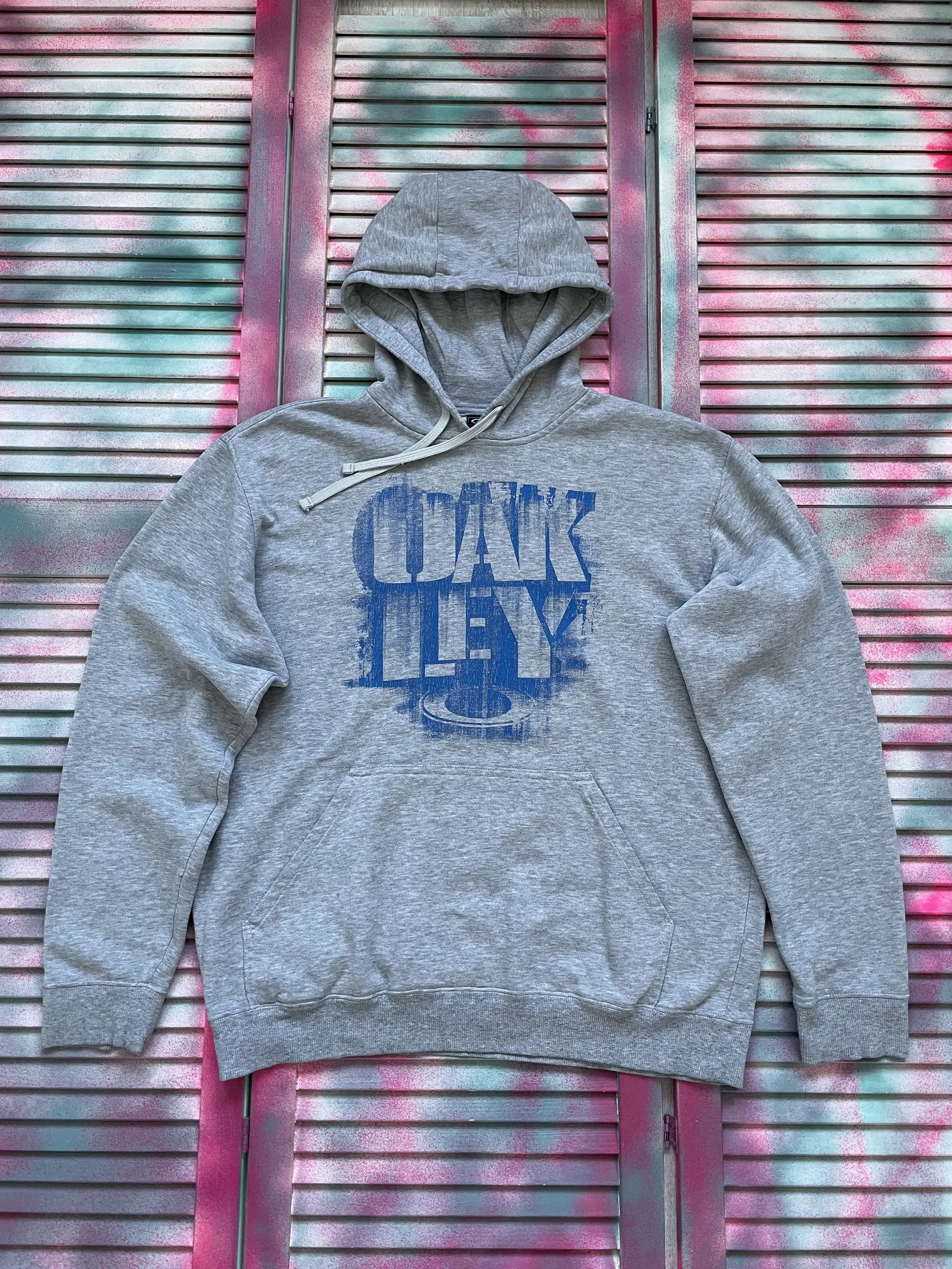 Oakley Vintage Oakley Big Logo Grey Hoodie Size US M / EU 48-50 / 2 - 1 Thumbnail