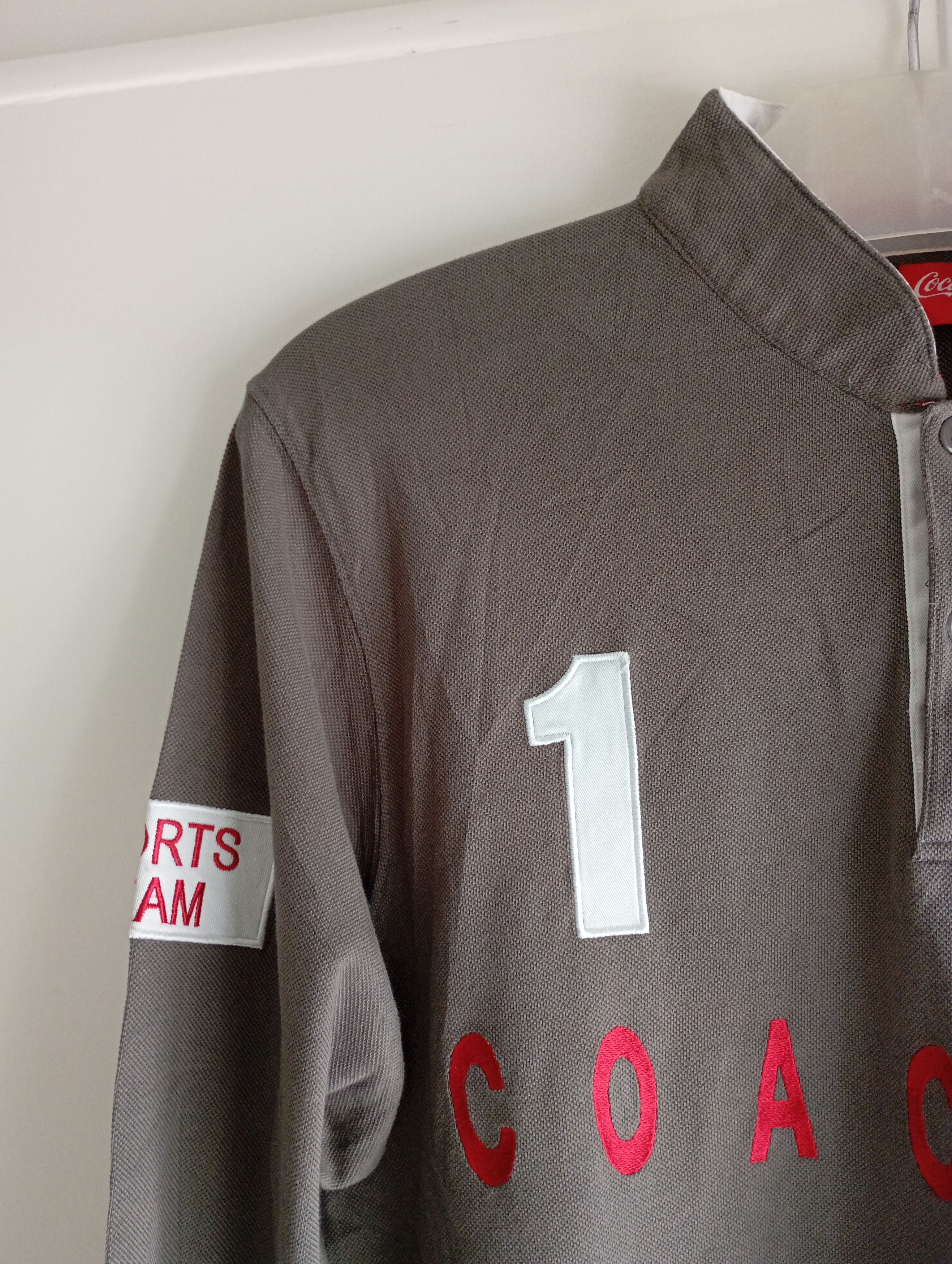 Coca Cola × Polo Ralph Lauren × Vintage Vintage Coca Cola Polo Champion Team Tshirt Size US L / EU 52-54 / 3 - 10 Thumbnail