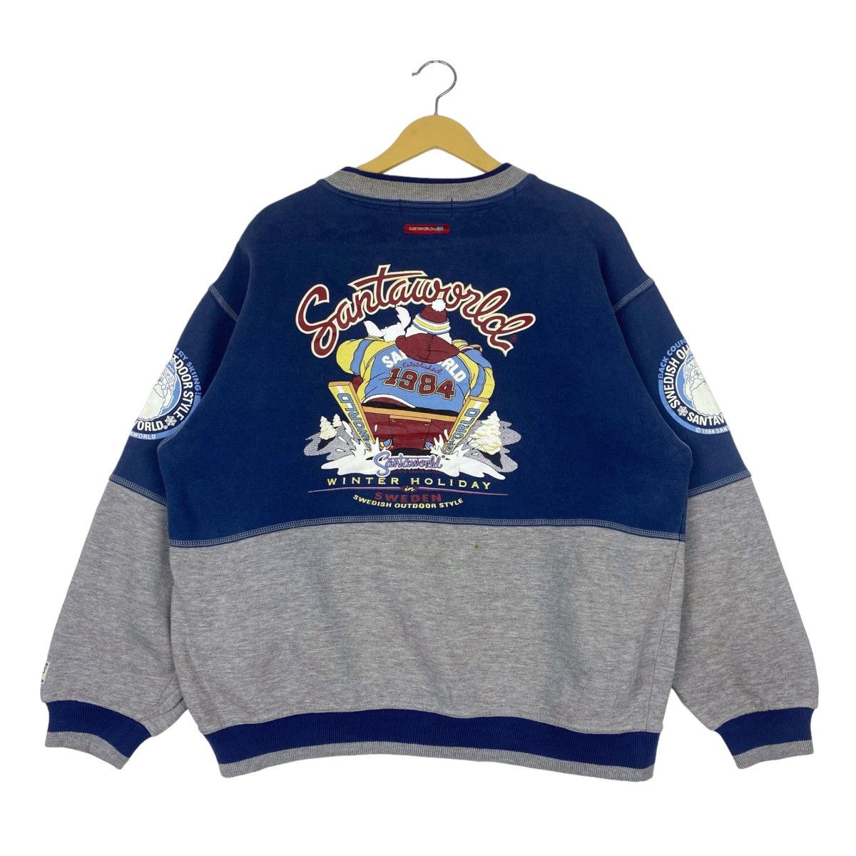 Designer × Vintage Santa World Sweden Sweatshirt Crewneck Pullover Jumper Size US XL / EU 56 / 4 - 5 Thumbnail