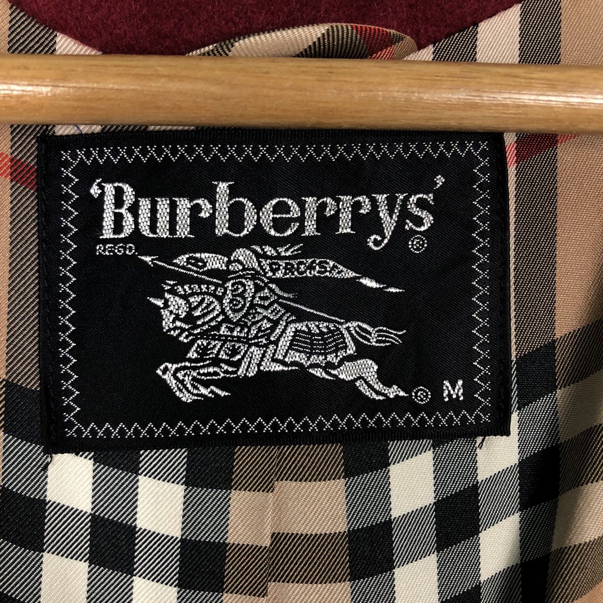Burberry 🔥Vintage Burberrys Long Jacket Bath Robe Nova Check Lining Size US M / EU 48-50 / 2 - 17 Thumbnail