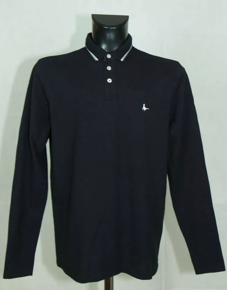 Jack Wills Jack Wills mens polo top cotton size M-L (LABEL L) Size US L / EU 52-54 / 3 - 1 Thumbnail