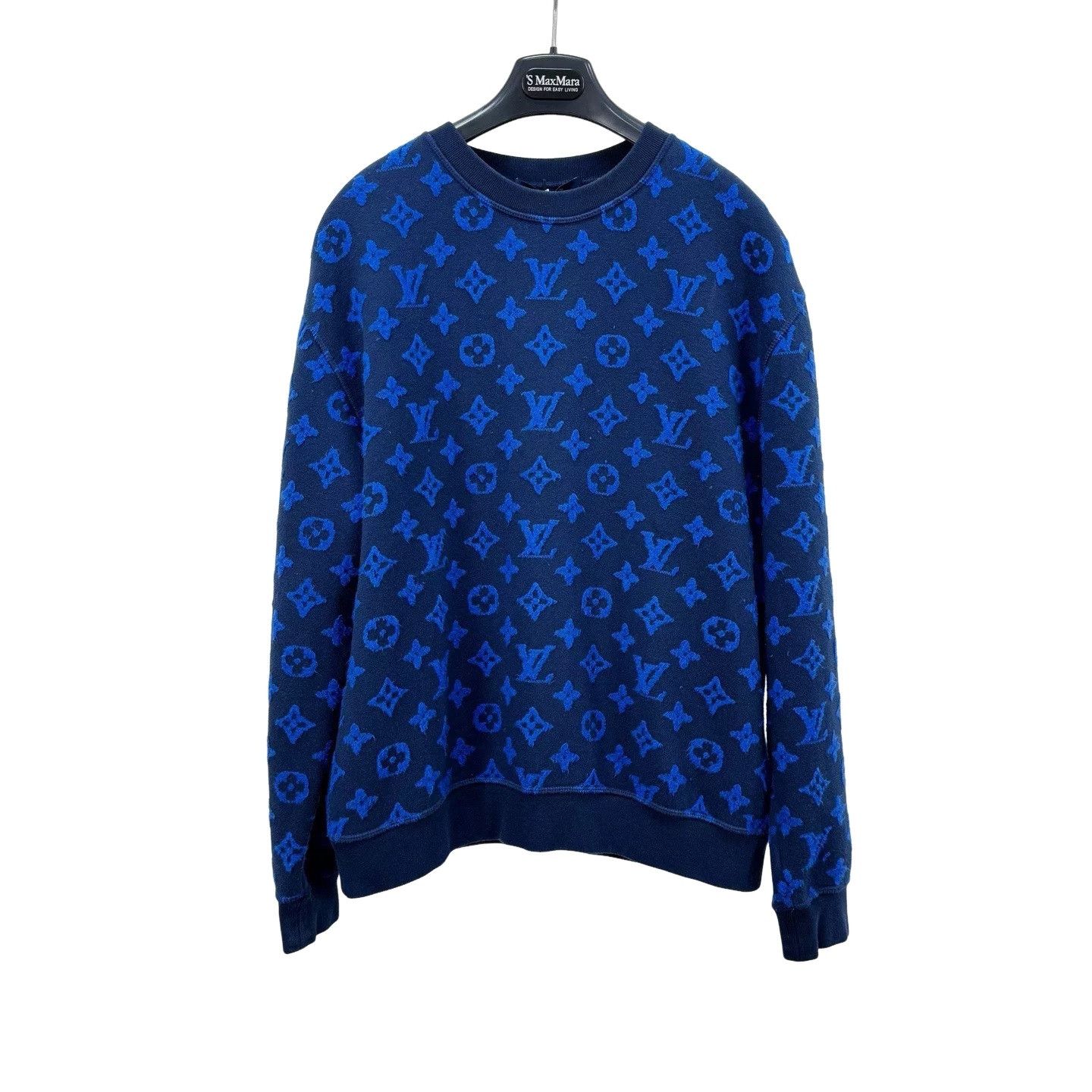 Louis Vuitton Louis Vuitton Monogram Flocked Sweatshirt Size S Size US S / EU 44-46 / 1 - 1 Thumbnail