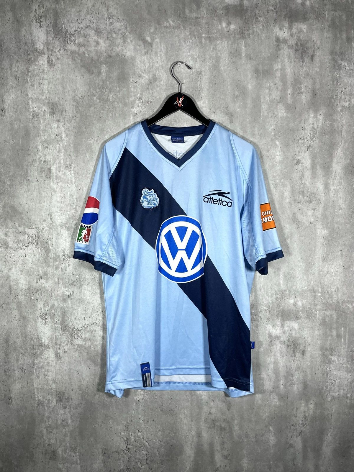 Vintage Vintage 2003-2004 Athletica Puebla Kit Liga MX Jersey Size US L / EU 52-54 / 3 - 1 Thumbnail