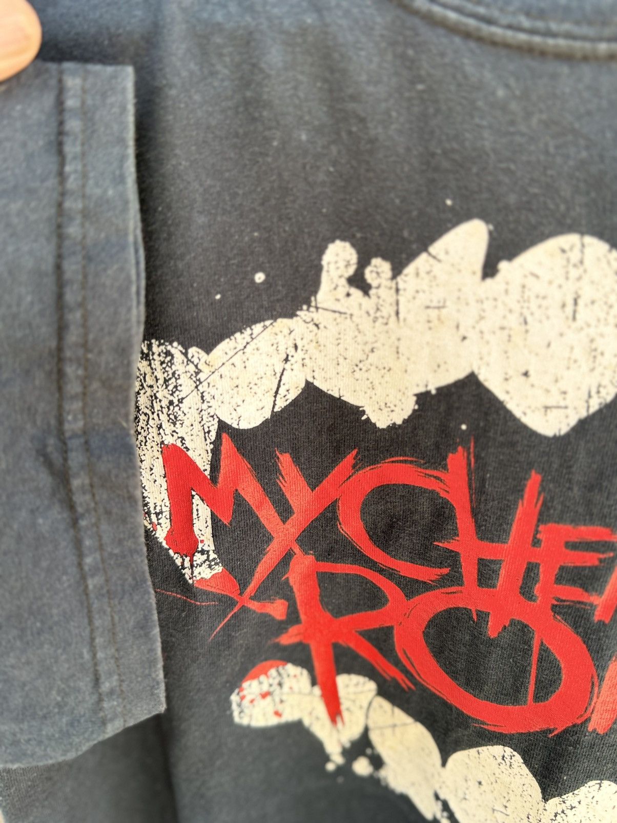 Band Tees Vintage Y2K MyChemical Romance MCR N.J Faded Grunge Tee Size US M / EU 48-50 / 2 - 6 Thumbnail