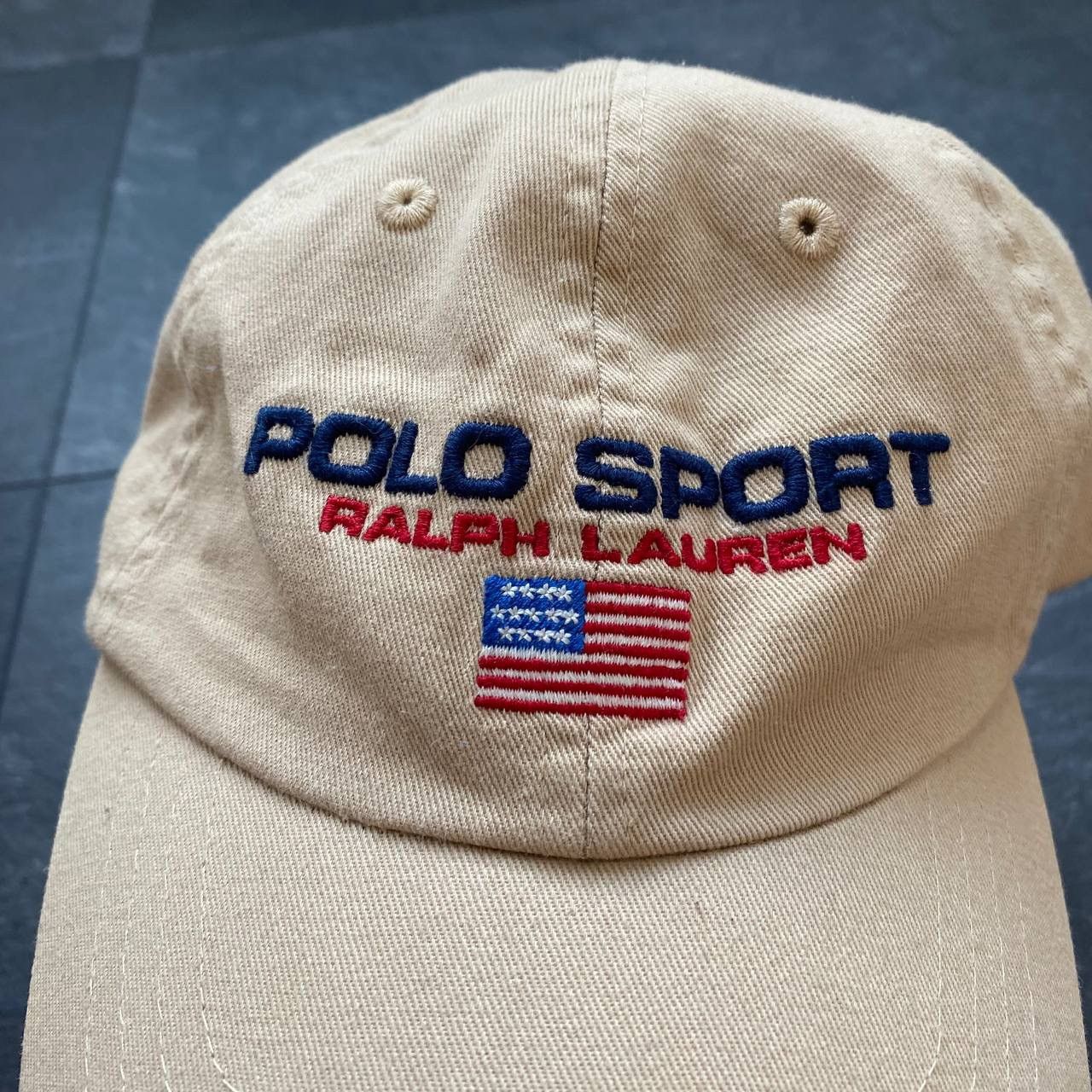 Polo Ralph Lauren × Vintage Rare vintage polo Ralph Lauren USA flag y2k cap Size ONE SIZE - 2 Thumbnail