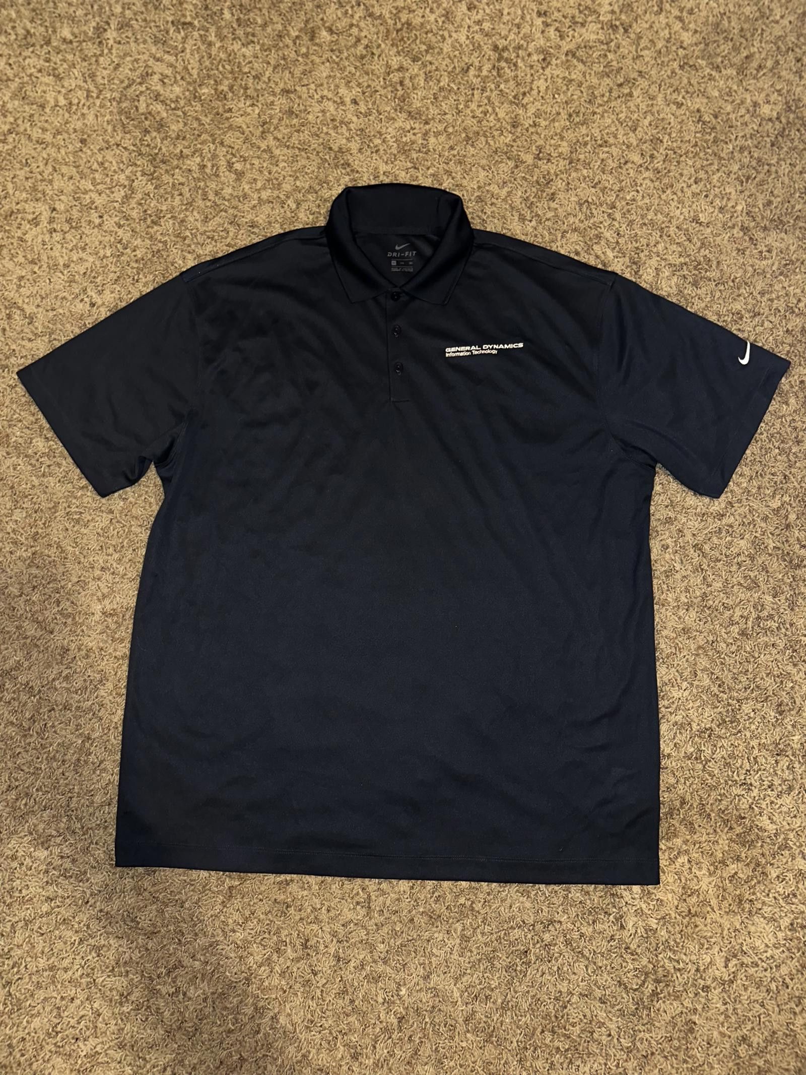 Nike Nike Men’s Dri-FIT Micro Pique General Dynamic Navy Polo Size US XXL / EU 58 / 5 - 1 Thumbnail