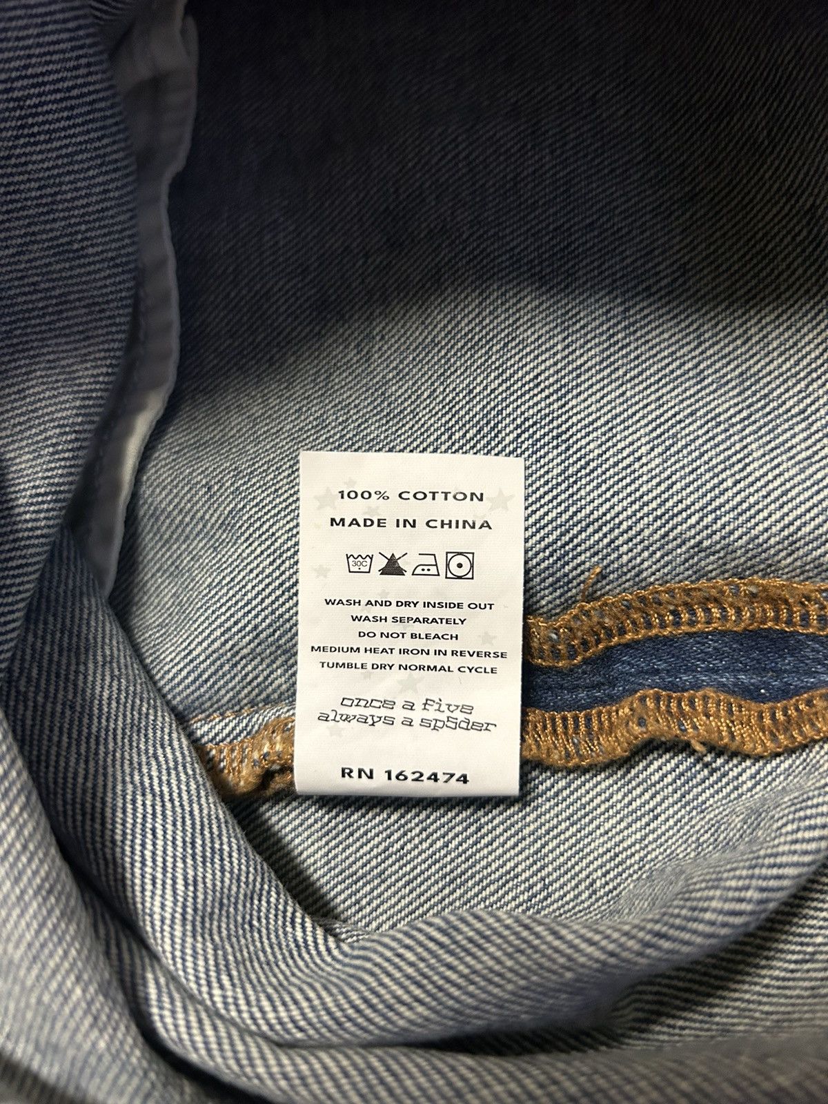 Sp5der Sp5der denim shorts/jorts Size US 30 / EU 46 - 9 Thumbnail