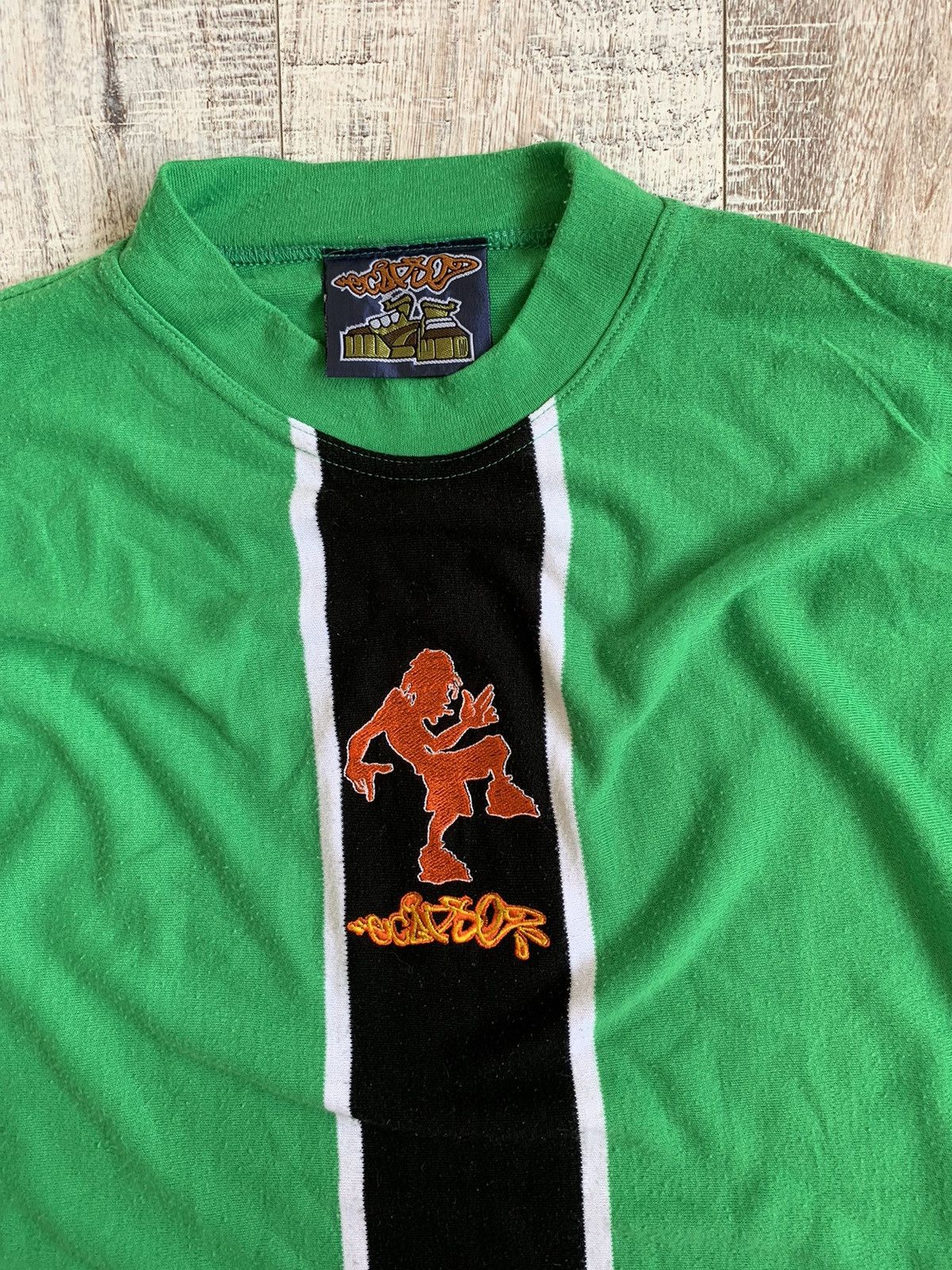 Vintage Vintage 90s Eclipse Marijuana Smoke T shirt Size US XL / EU 56 / 4 - 3 Thumbnail