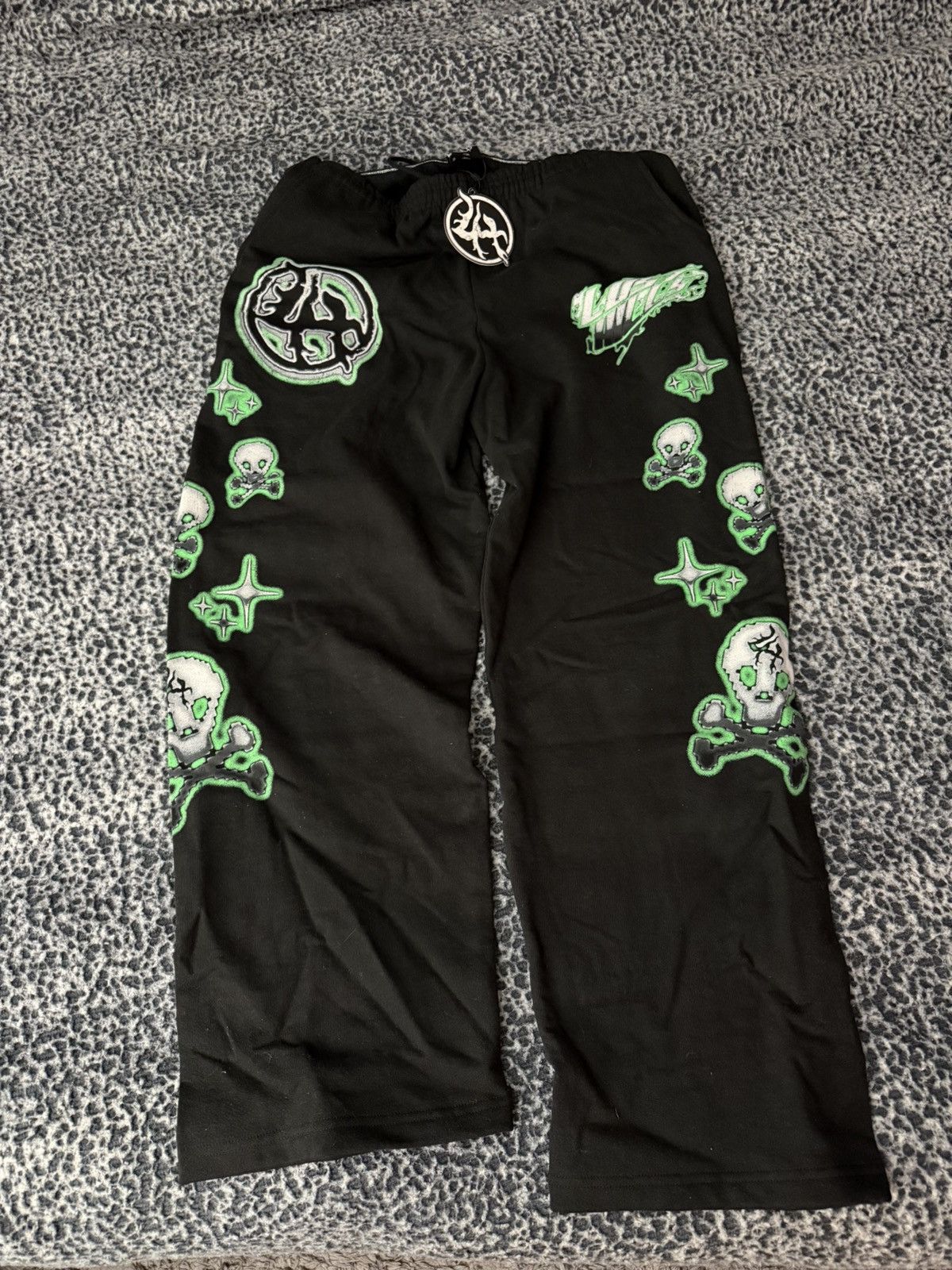 Lost hills Lost Hill Skull flare sweatpants Size US 42 / EU 58 - 1 Thumbnail