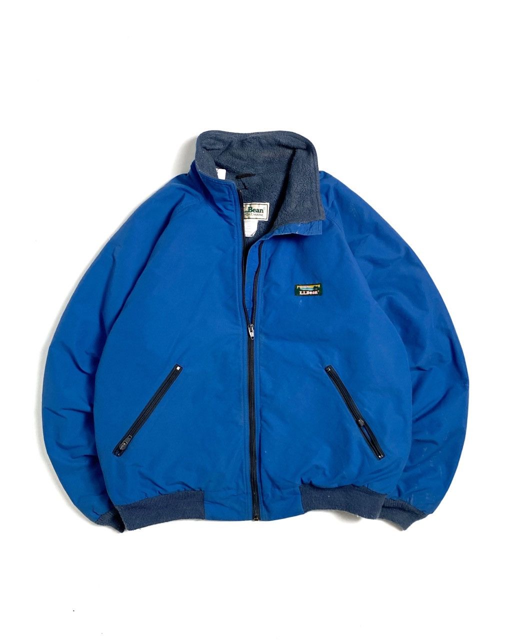 L.L. Bean Vintage 90s Ll Bean Warm Up Fleece Jacket Size US M / EU 48-50 / 2 - 1 Thumbnail