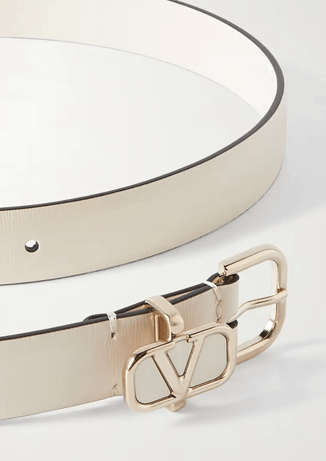 Valentino (Size EU 75) Valentino Garavani VCHAIN leather waist belt Size ONE SIZE - 2 Thumbnail