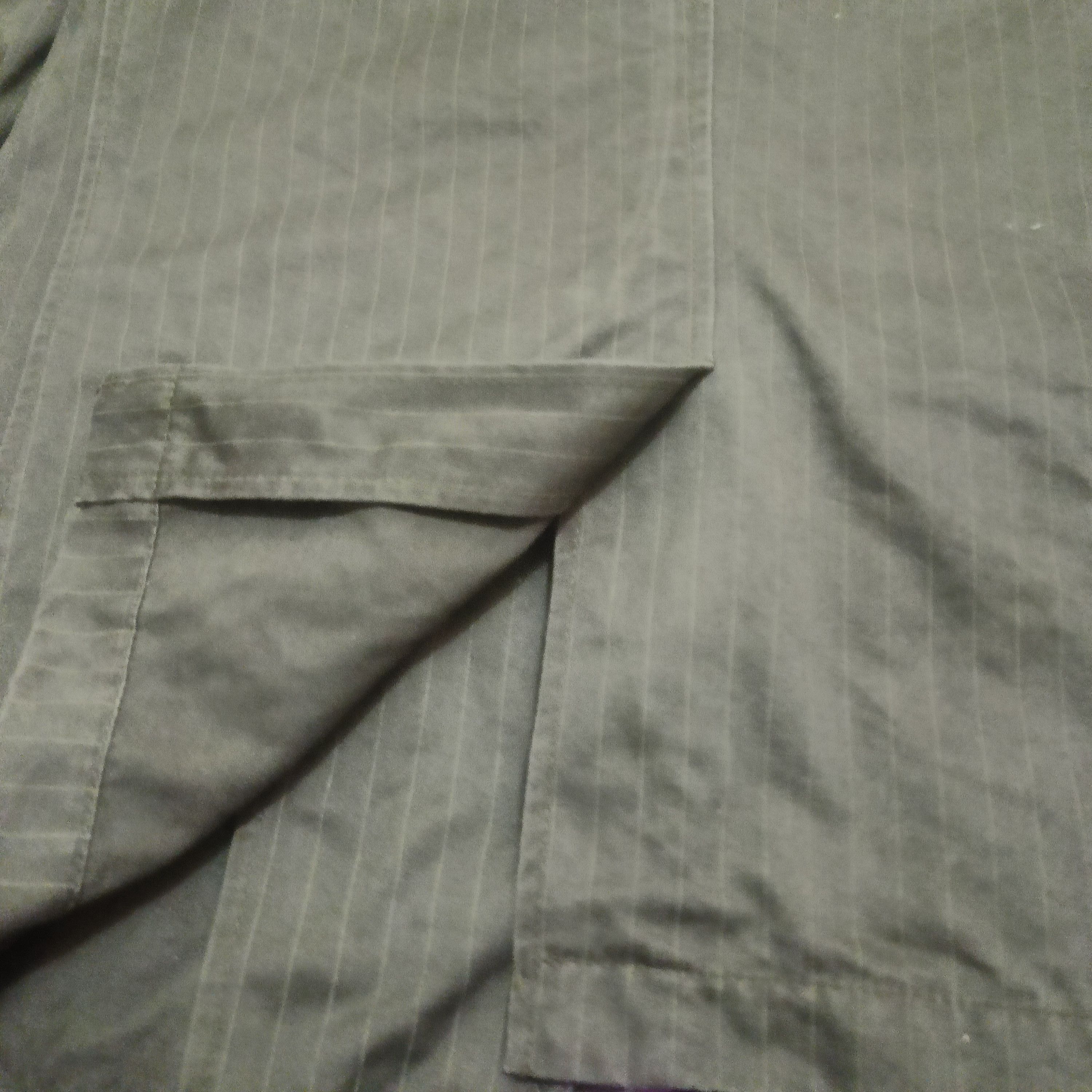 Japanese Brand Power To the people Coat distressed Stripe green & Black Size US M / EU 48-50 / 2 - 10 Thumbnail
