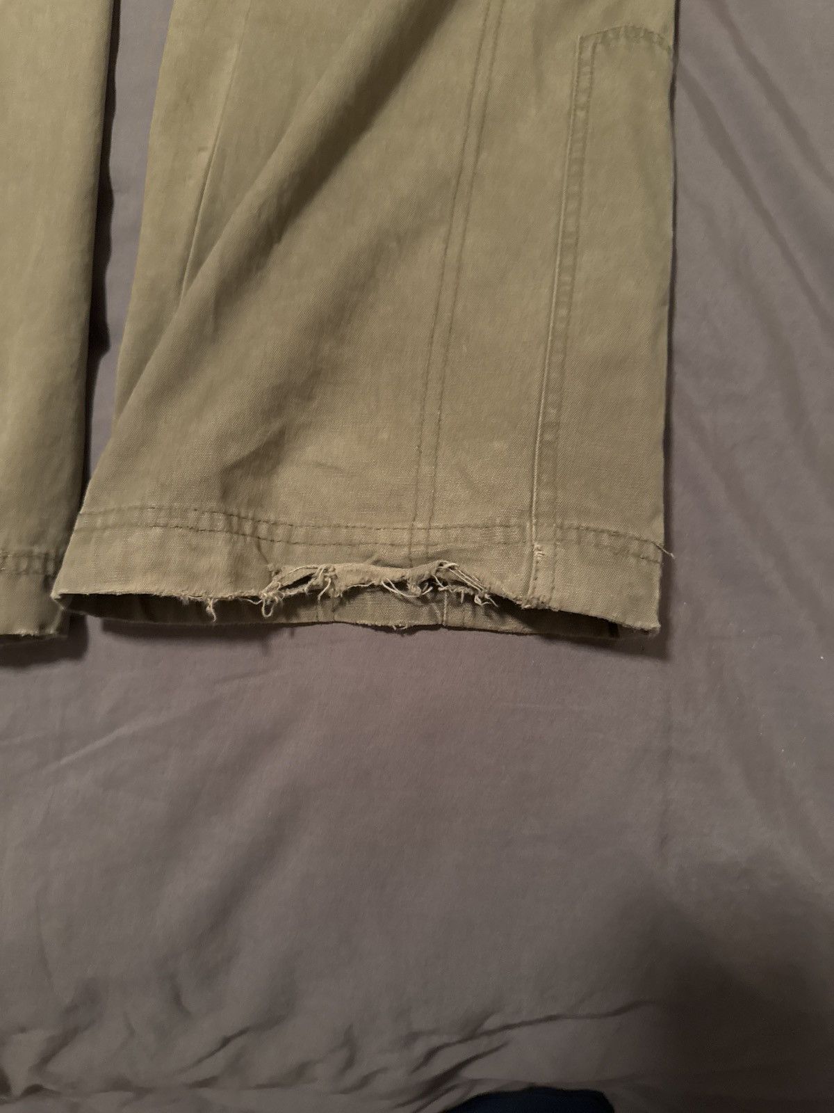Abercrombie & Fitch × Vintage Abercrombie & Fitch 6oz Airborne Cargo Fatigues Size US 29 - 8 Thumbnail