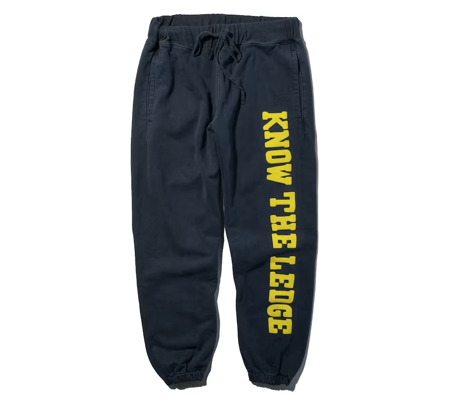 Image of Cactus Plant Flea Market X Union Complexcon Sweatpants in Navy Blue, Men's (Size 35)