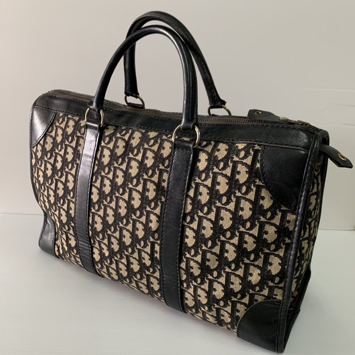 Christian Dior Monsieur Christian Dior Vintage Monogram Boston Bag Size ONE SIZE - 3 Thumbnail