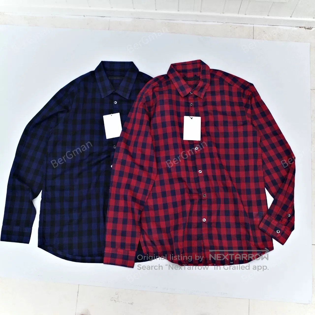 Sophnet. SOPHNET. Indigo Plaid B.D Shirt. Size US L / EU 52-54 / 3 - 1 Thumbnail