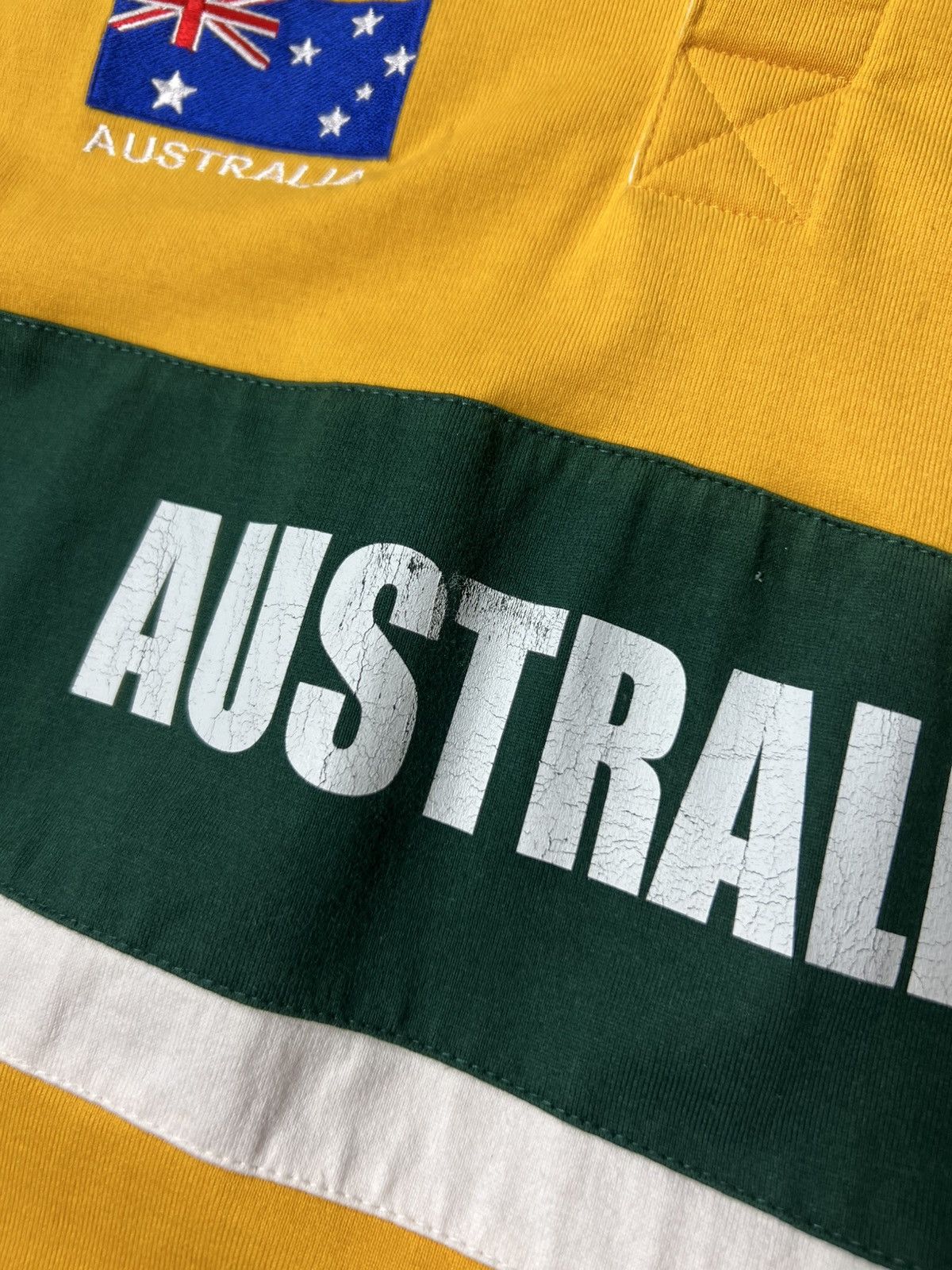 Canterbury of New Zealand Vintage Australia Rugby World Cup 2003 IRB Polo Shirt Jersey Size US L / EU 52-54 / 3 - 7 Thumbnail