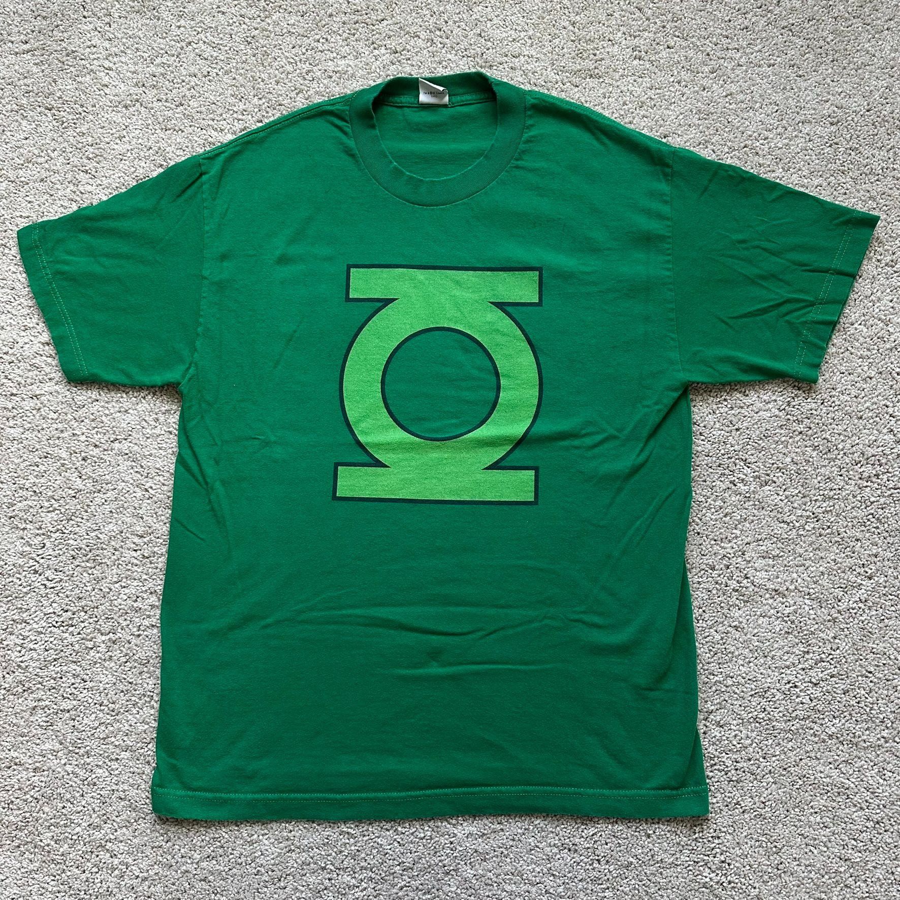 DC Comics Vintage Y2K DC Comics Green Lantern Emblem T-Shirt Size US L / EU 52-54 / 3 - 3 Thumbnail