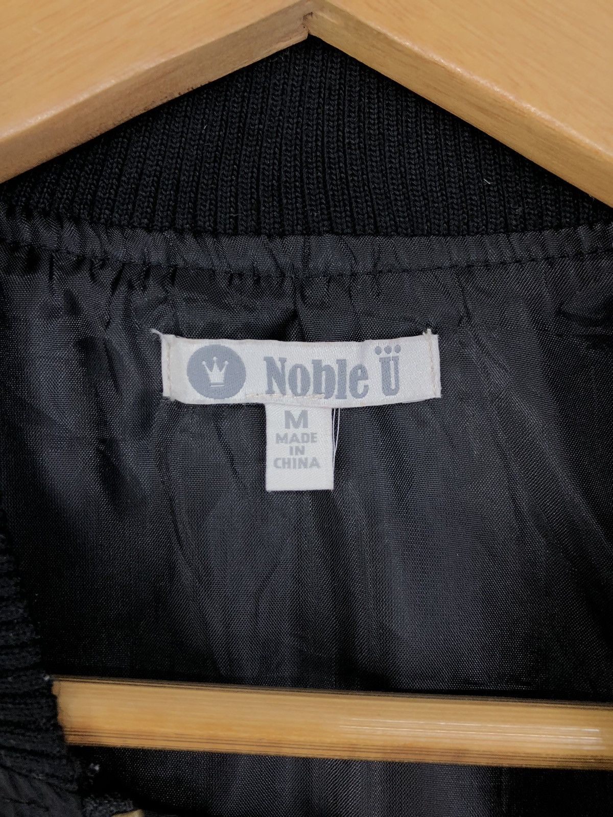 Japanese Brand Noble U Dog Logo Bomber Jacket Size M / US 6-8 / IT 42-44 - 8 Thumbnail