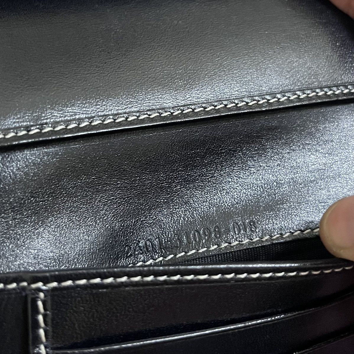 Fendi Authentic Fendi Roma Dark Blue Canvas Wallet Size ONE SIZE - 3 Thumbnail