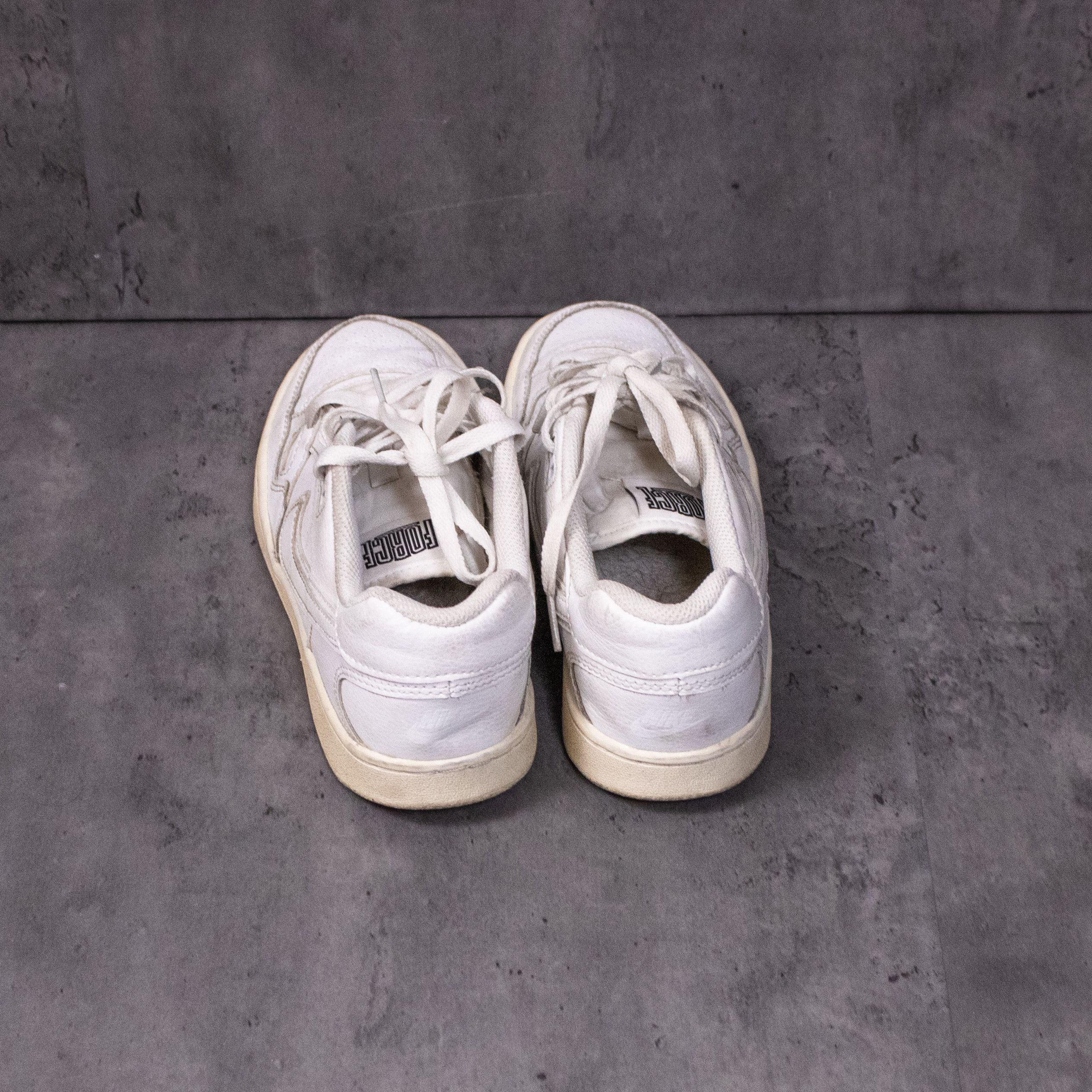 Nike × Vintage Nike Court Forces White Low Top Sneakers Size US 6.5 / EU 39-40 - 5 Thumbnail