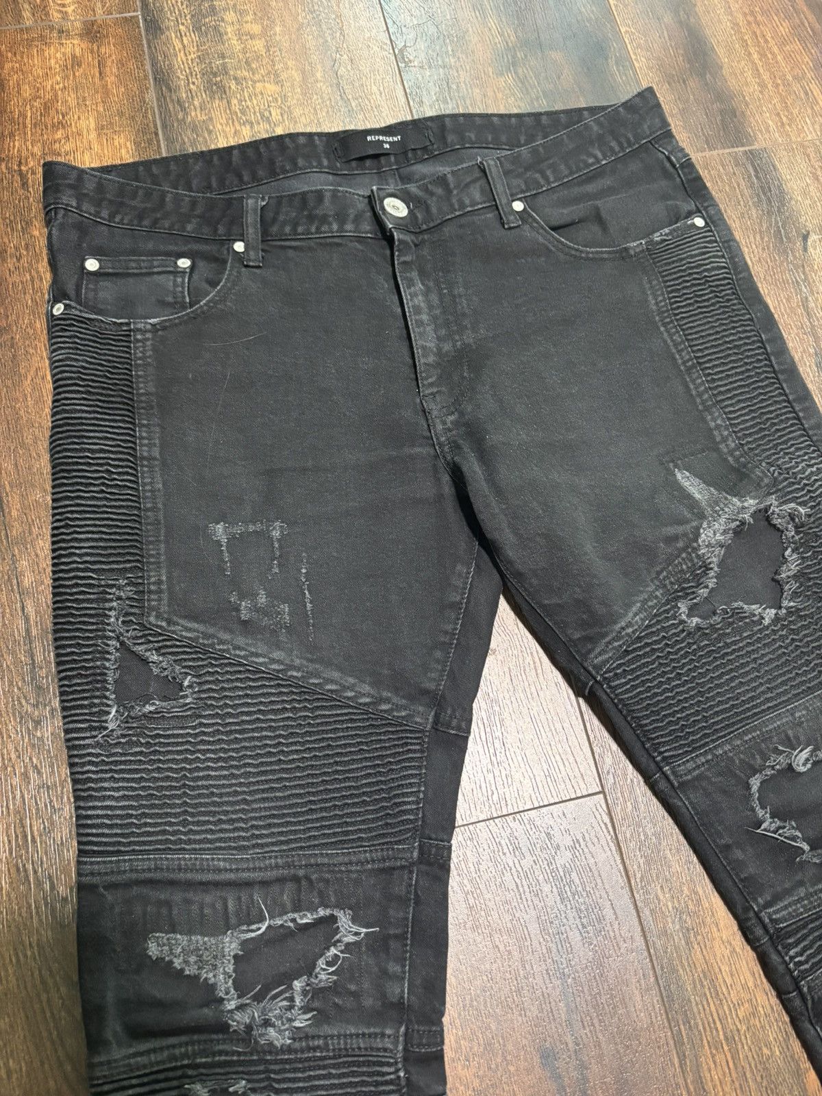 Represent Clo. Represent Biker Demin Size US 36 / EU 52 - 2 Thumbnail
