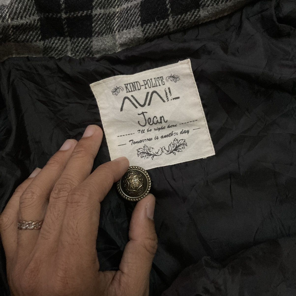 If Six Was Nine 🇯🇵 AVAIL CHECKERED MULTIPOCKET BONDAGE JACKET Size US L / EU 52-54 / 3 - 20 Thumbnail