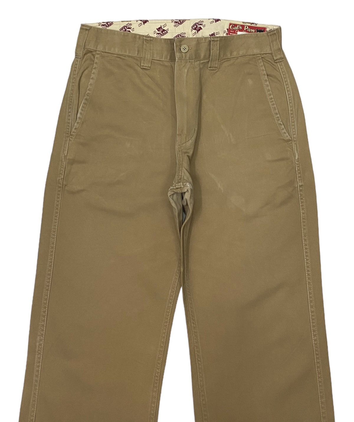 CAT'S PAW × Toyo Enterprises 🔥CAT’S PAW TOYO ENTERPRISES JAPAN KHAKI TROUSERS PANTS Size US 32 / EU 48 - 5 Thumbnail