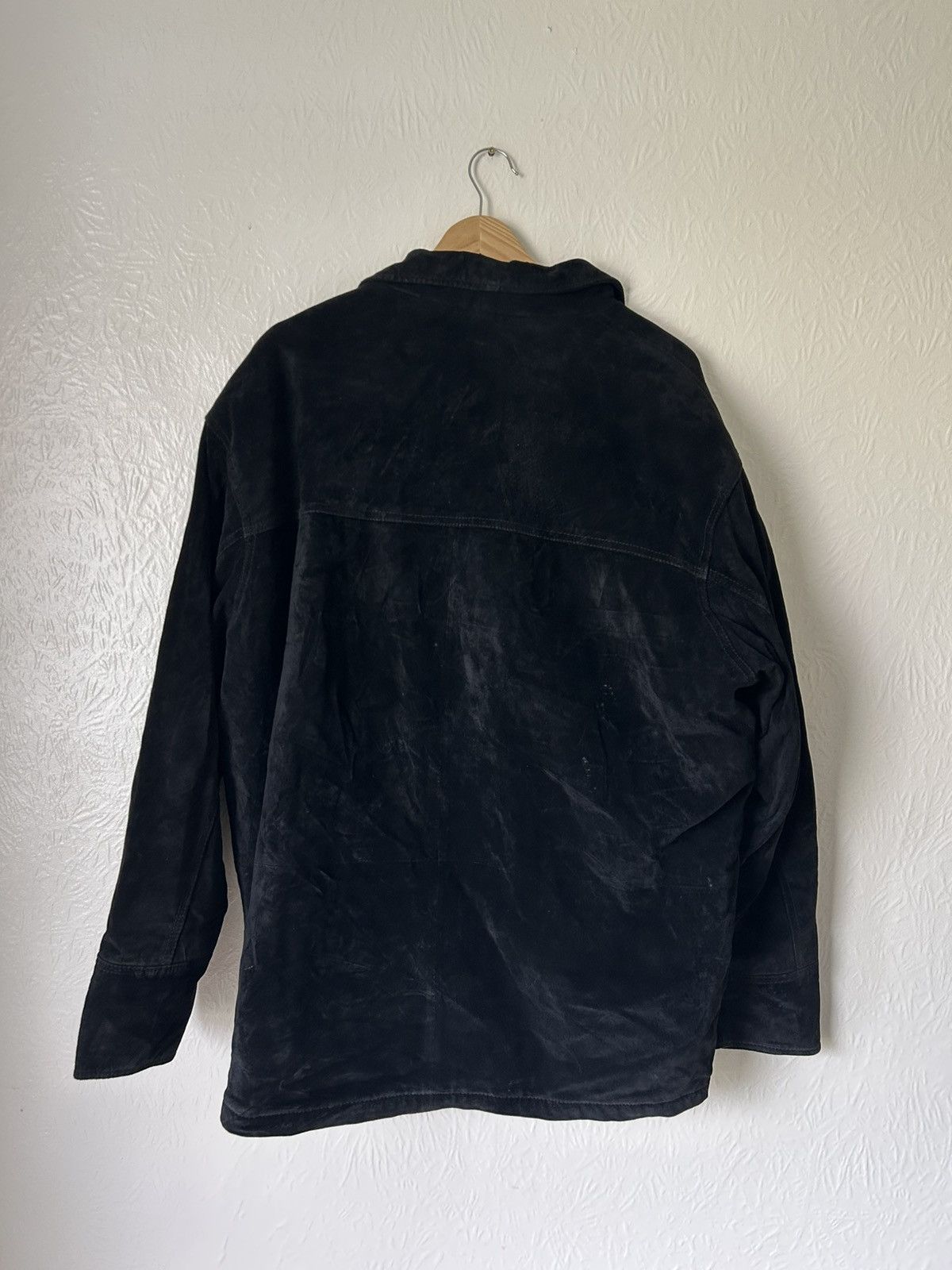 Other Ciro Citterio Vintage Retro Black Suede Leather Jacket Size US L / EU 52-54 / 3 - 4 Thumbnail