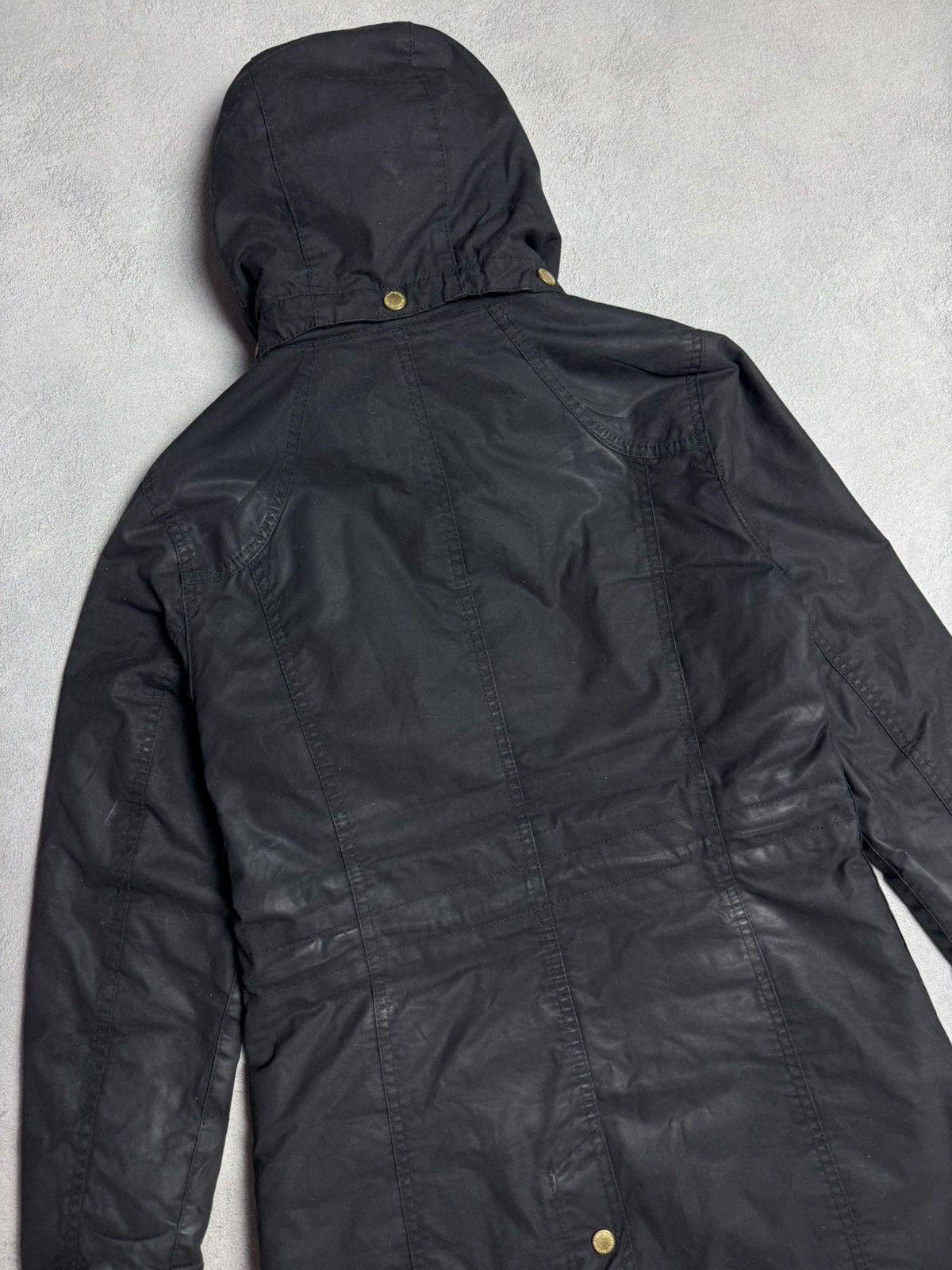 Barbour Barbour International Kirk Wax Cotton Hooded Jacket Size S / US 4 / IT 40 - 7 Thumbnail