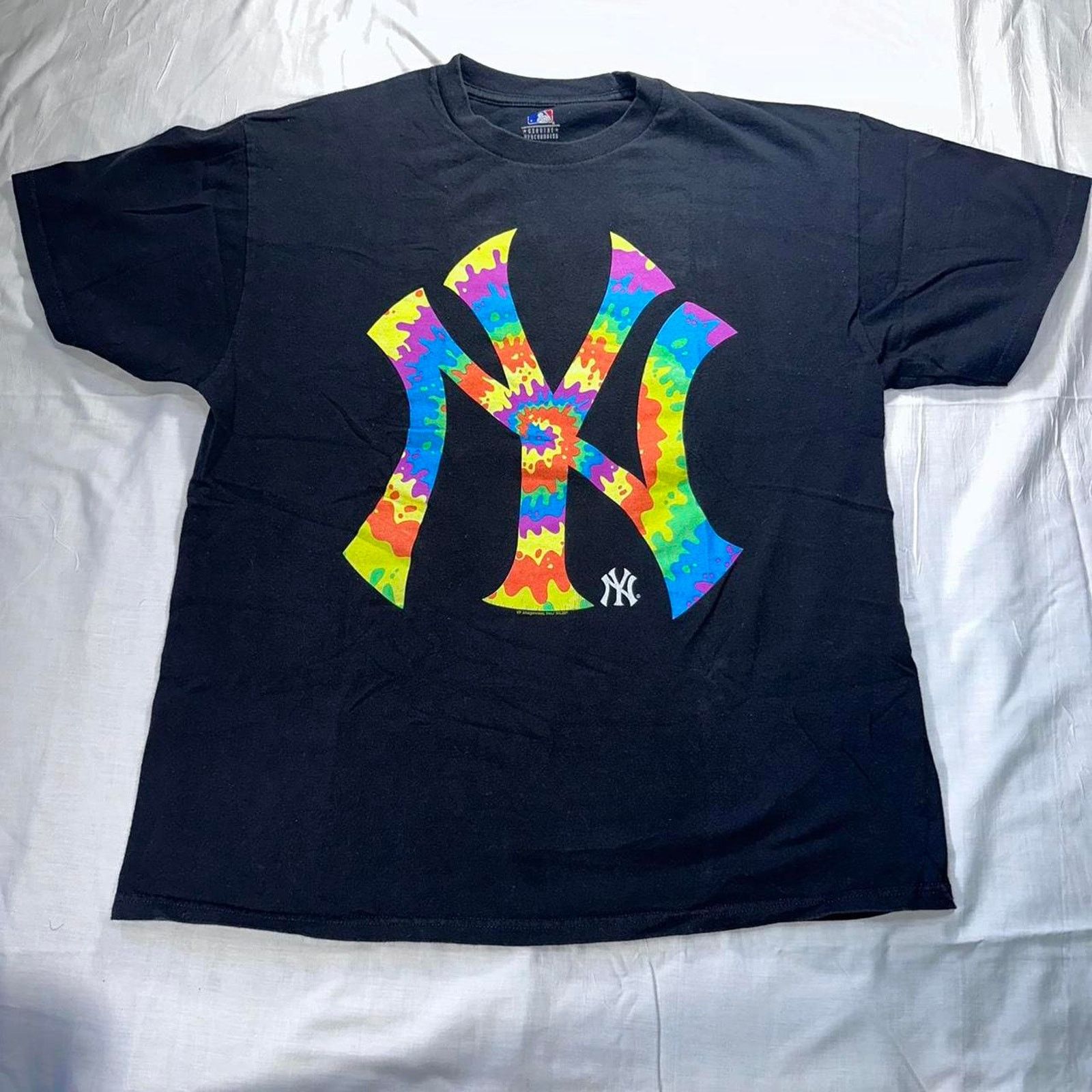MLB VTG New York Yankees Black and Tie Dye T-Shirt, L Size US L / EU 52-54 / 3 - 1 Thumbnail