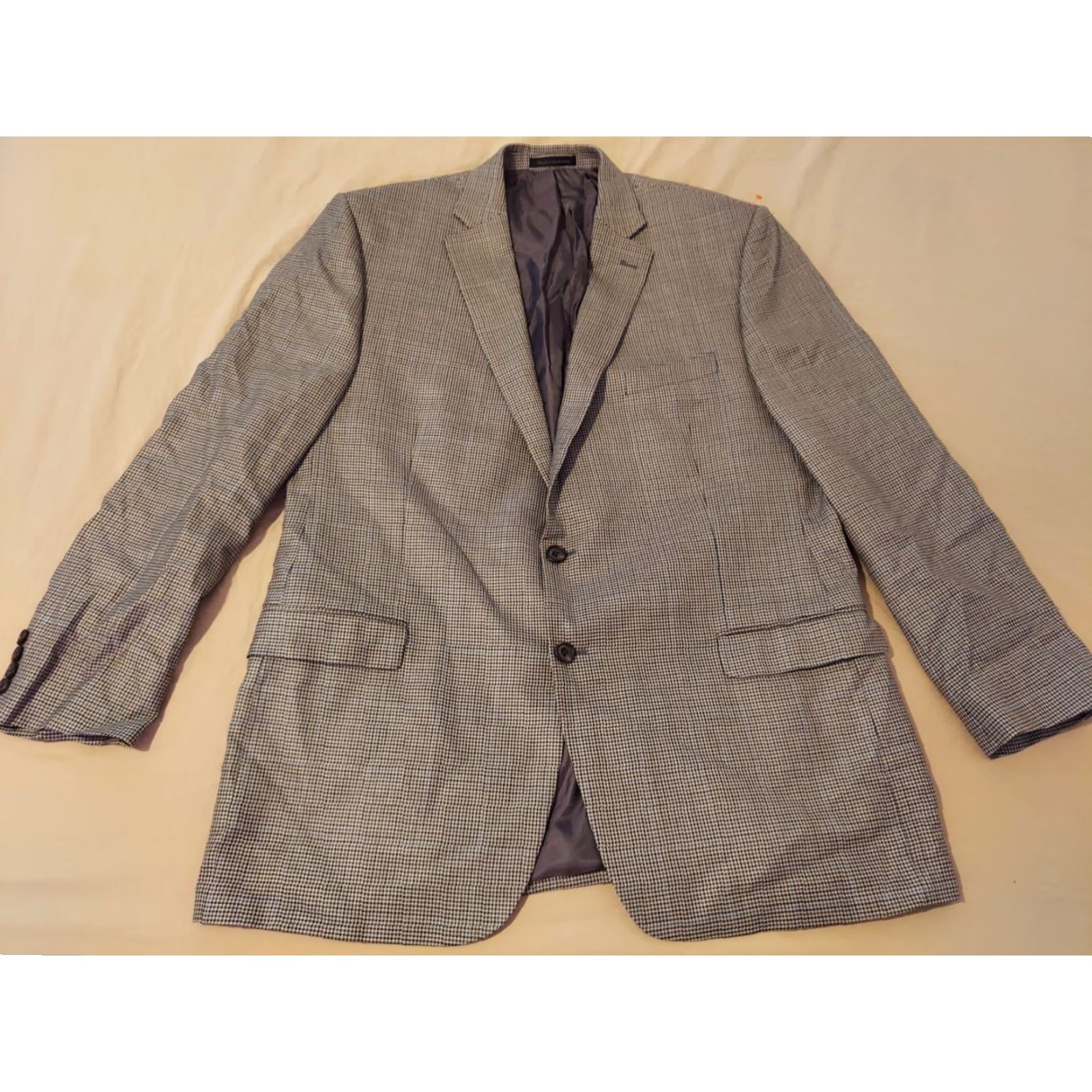 Polo Ralph Lauren Mens Polo Ralph Lauren Blazer Silk Wool Jacket 46L Gray Size US XXL / EU 58 / 5 - 2 Thumbnail