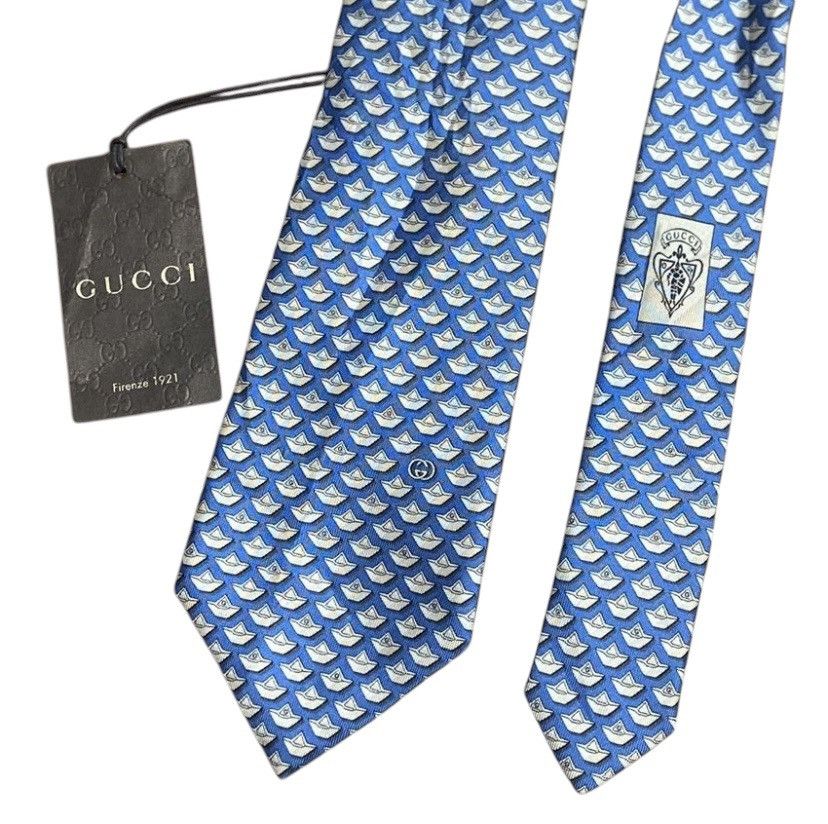 Designer × Gucci Gucci Firenze 1921 Tie Size ONE SIZE - 3 Thumbnail