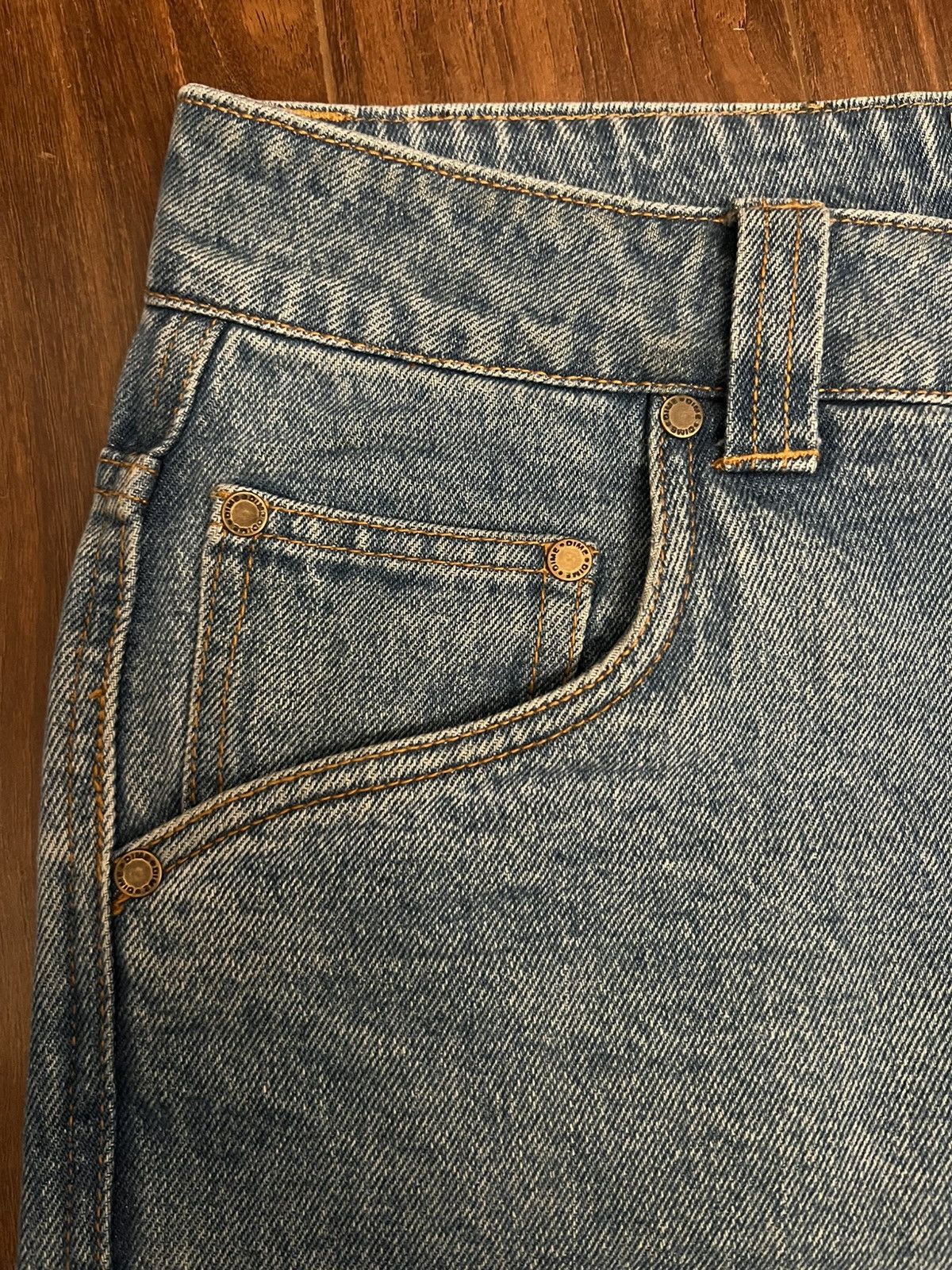 Dime Dime Montreal Classic Relaxed Blue Wash Jeans Size US 30 / EU 46 - 5 Thumbnail