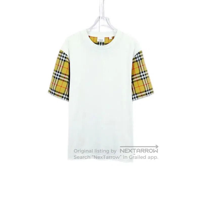Burberry Burberry White Cotton Short Sleeve T-Shirt. Size XS / US 0-2 / IT 36-38 - 1 Thumbnail