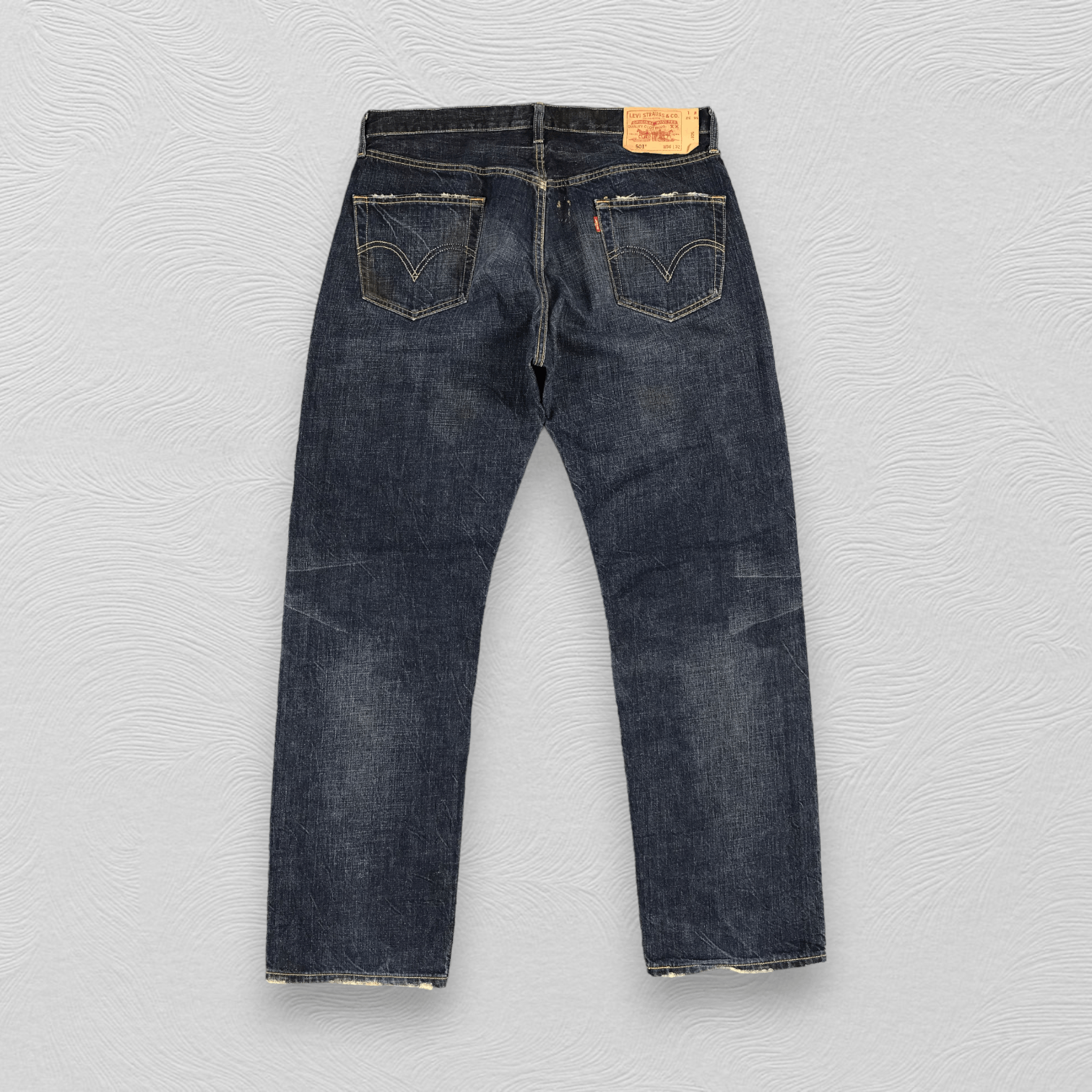 Levi's Vintage Levi's 501 Jeans Dirty Wash Ripped Denim KJ369 Size US 36 / EU 52 - 2 Thumbnail
