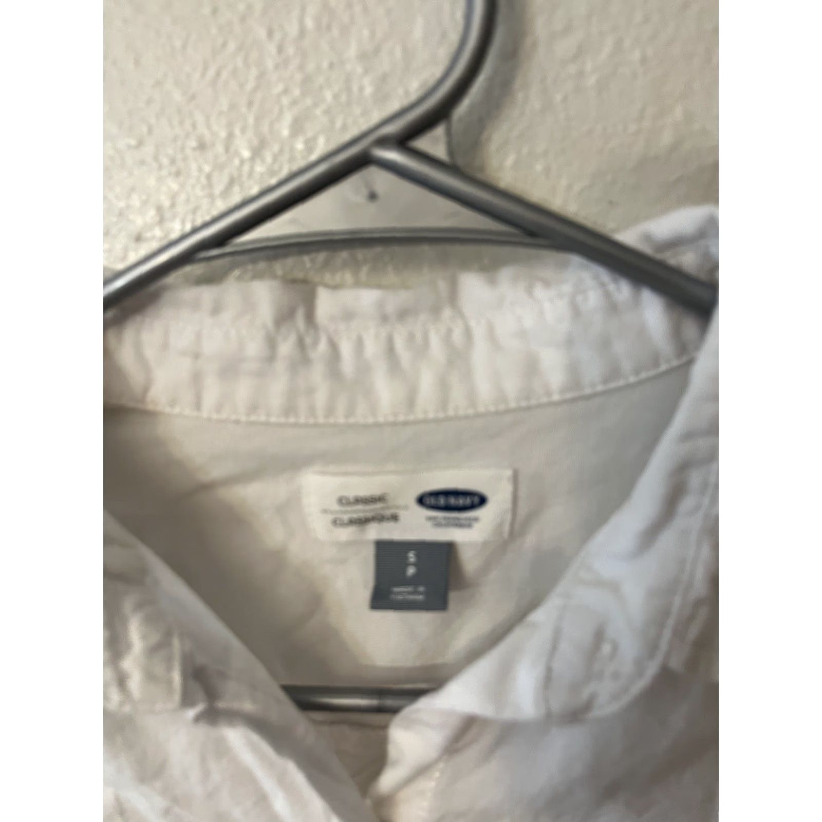 Old Navy Old Navy The Classic Shirt White Size Small Preowned Size S / US 4 / IT 40 - 3 Thumbnail