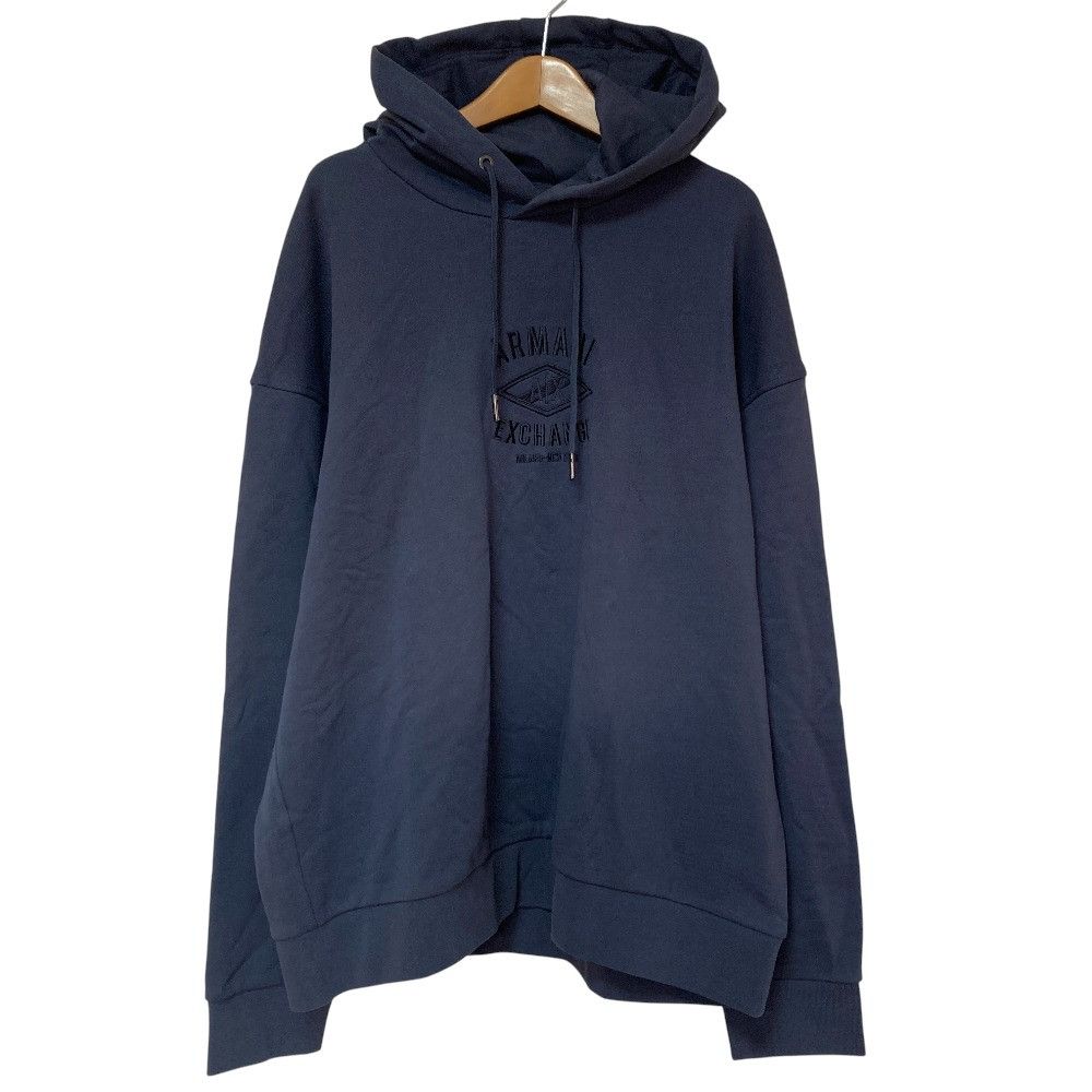 Armani Armani Exchange Logo Embroidered Pullover Hoodie Textile Sweatshirts & Hoodies DUTY FREE for USA