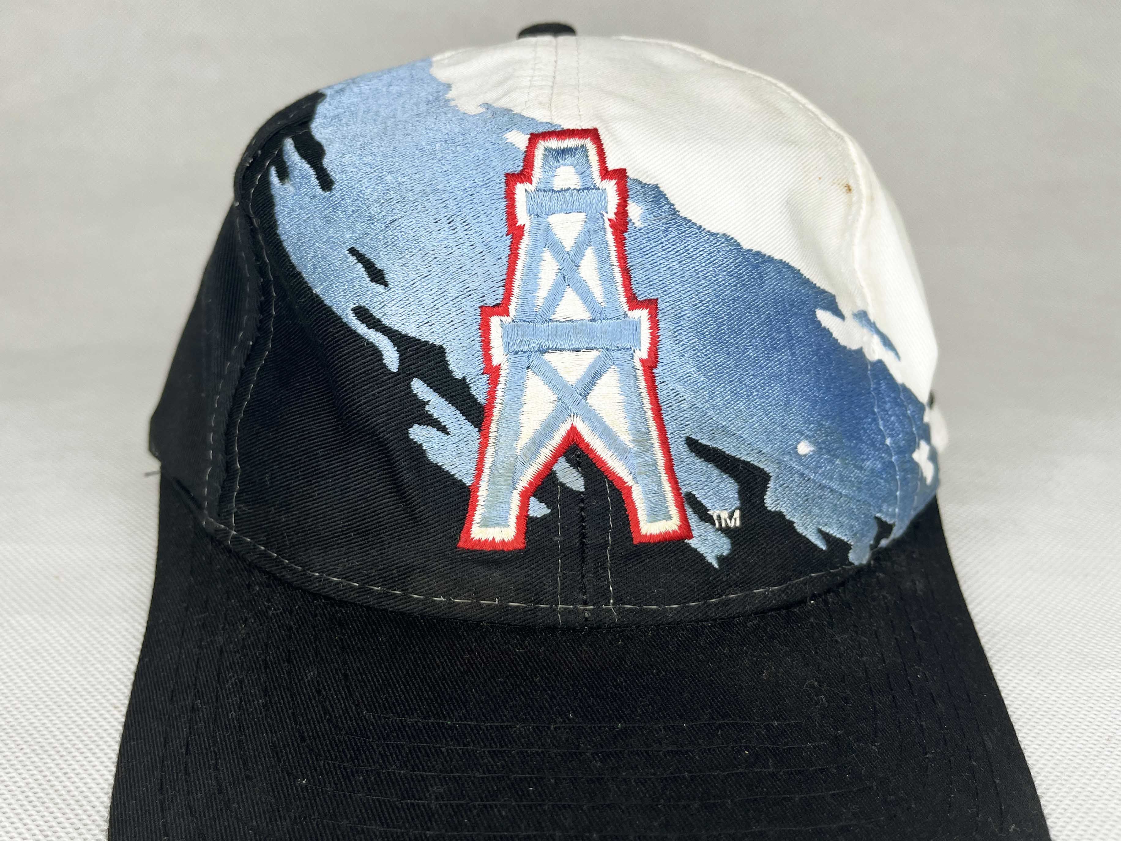 Logo Athletic Vintage Logo Athletic NFL Houston Oilers Splash Snapback Cap Size ONE SIZE - 2 Thumbnail
